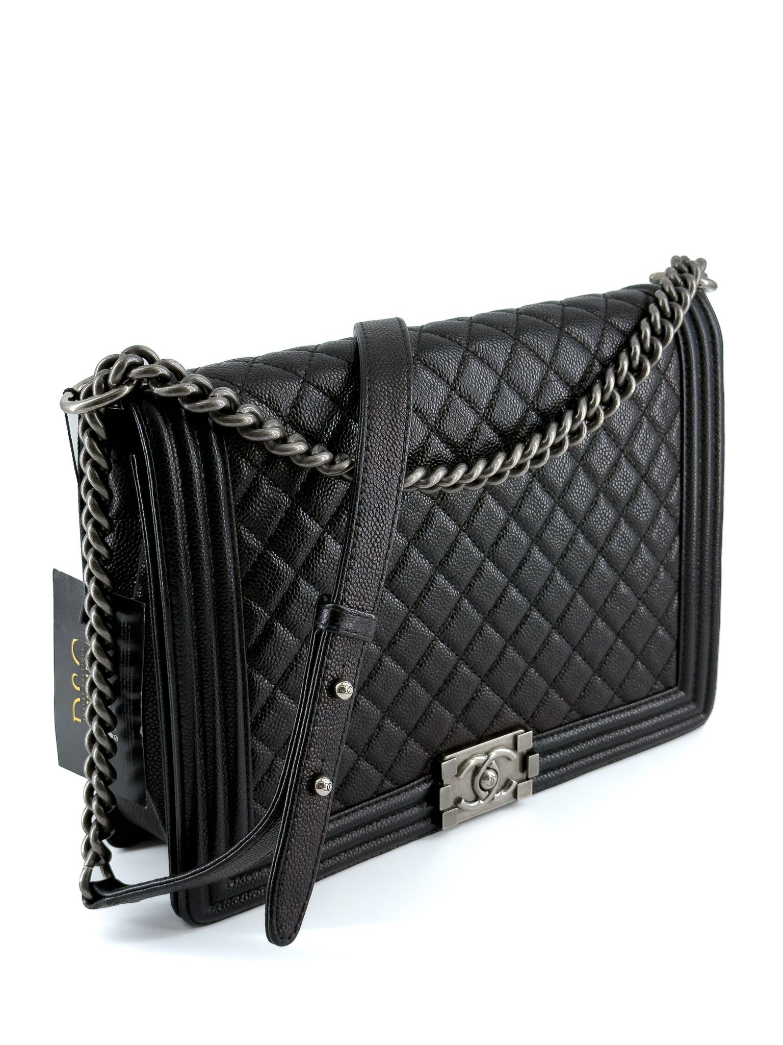 Chanel Caviar Quilted Large Boy Flap Black