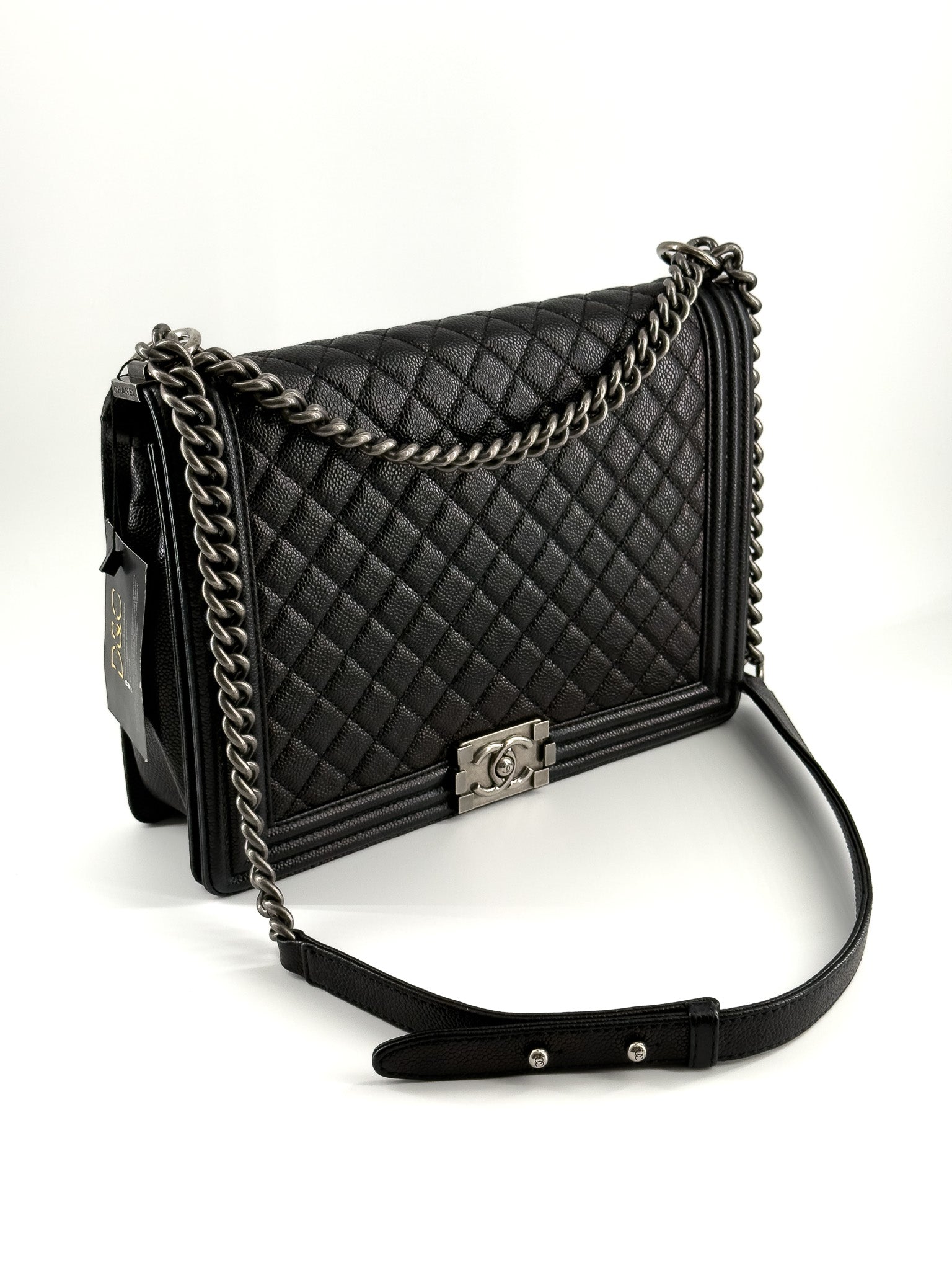 Chanel Caviar Quilted Large Boy Flap Black