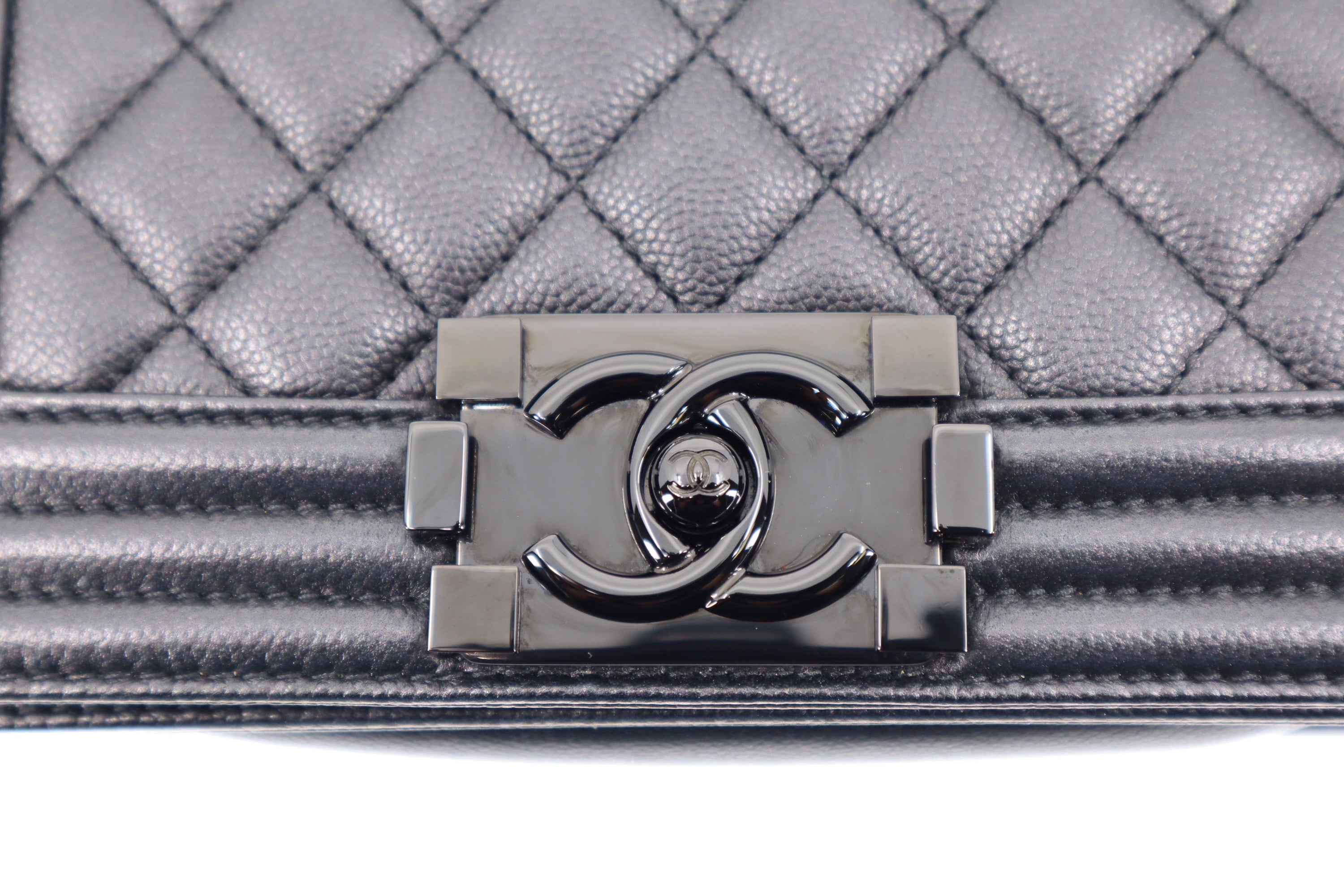 Chanel  Boy Small Caviar So Black BHW