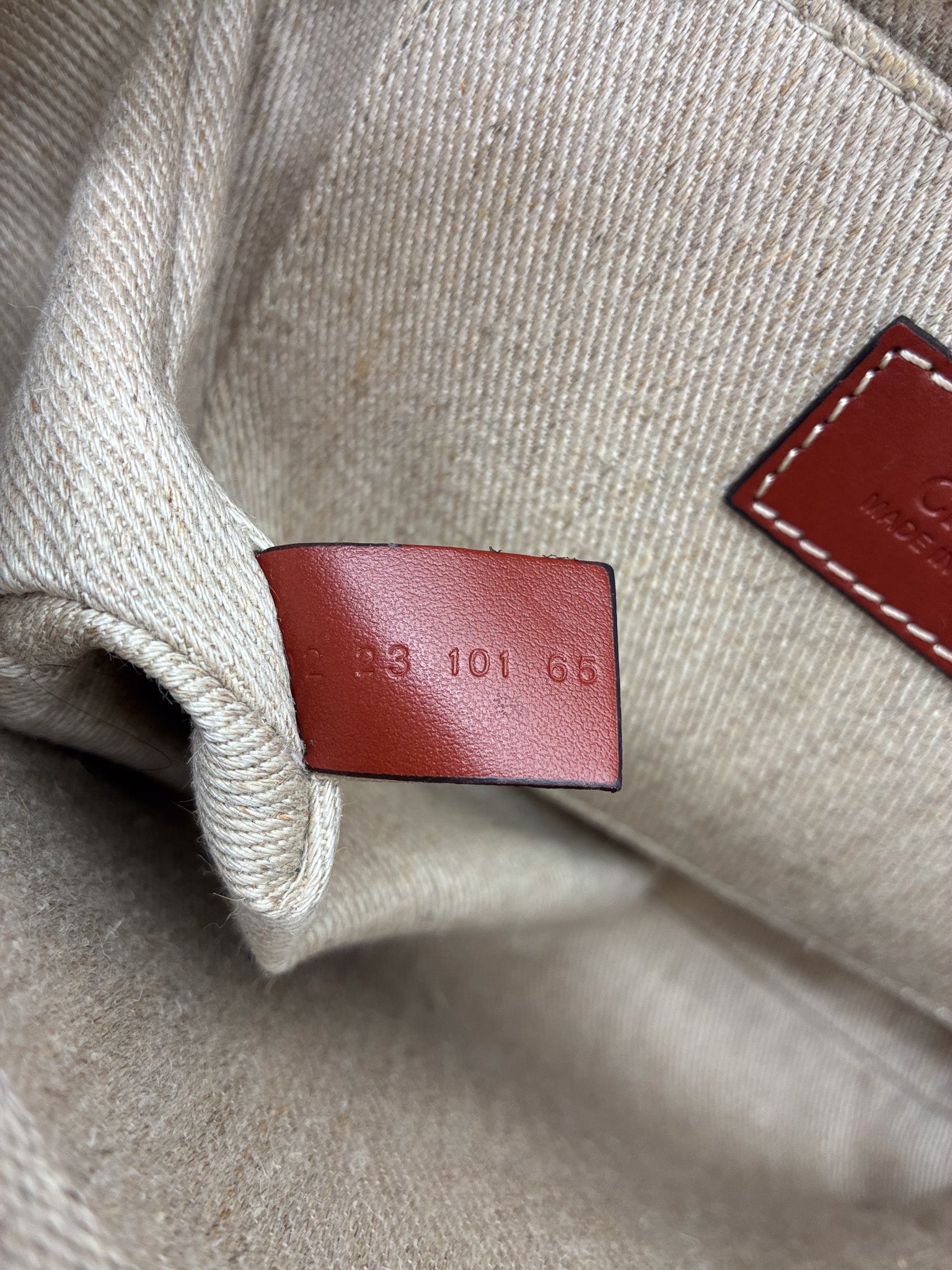 Chloe Woody Small Tote Bag Tan