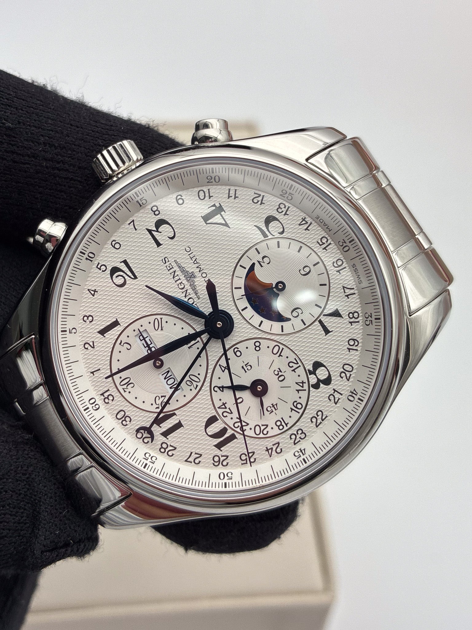 LONGINES MASTER COLLECTION CHRONO MOONPHASE 40MM