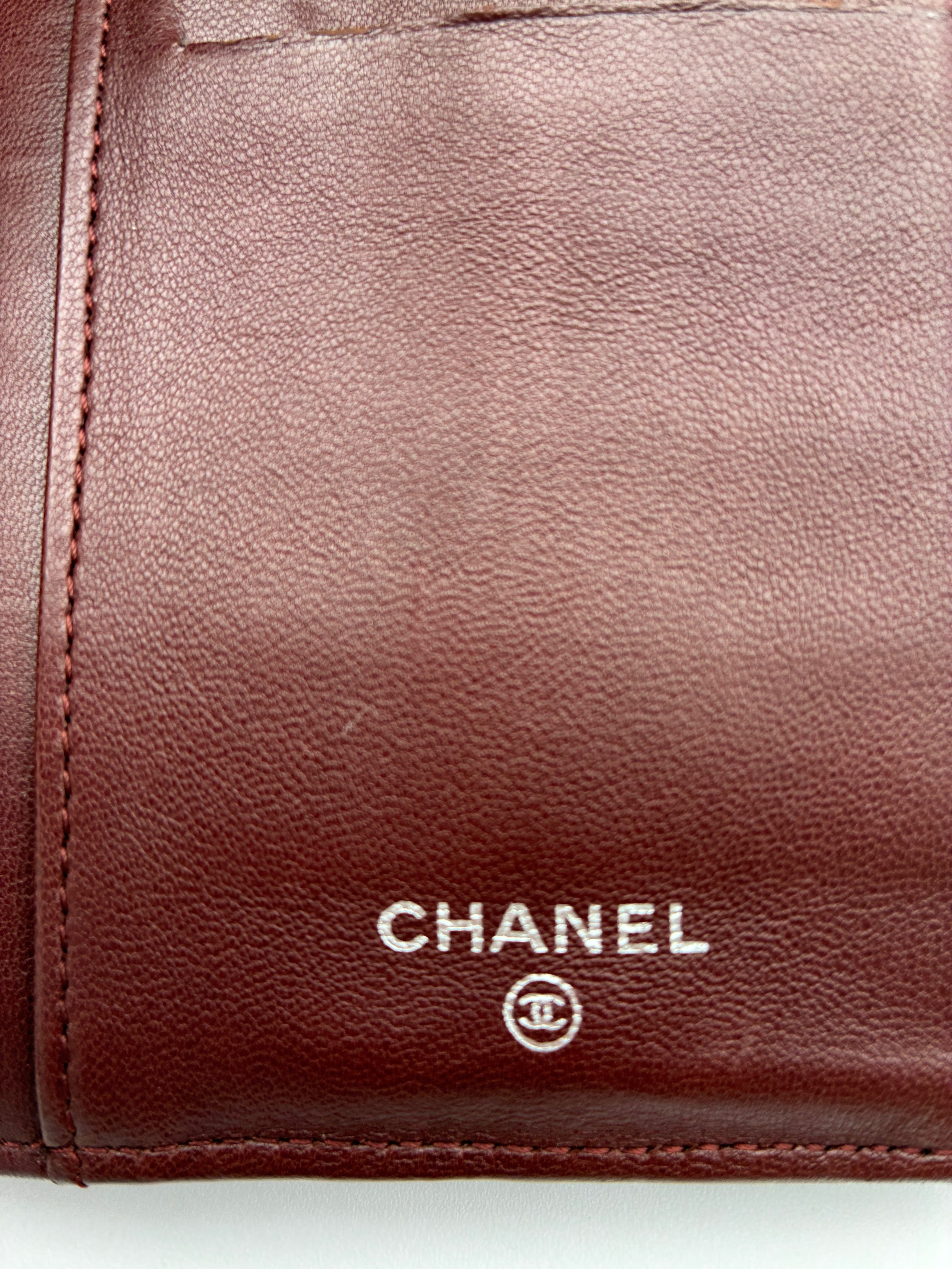Chanel Long Wallet Flap Lambskin