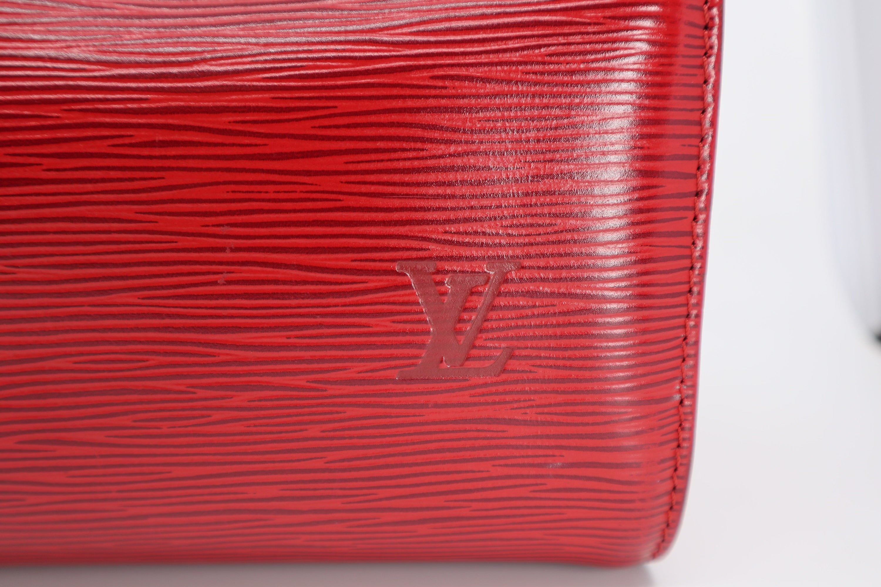 Louis Vuitton Speedy 28 Epi Leather Red Vintage Boston bag