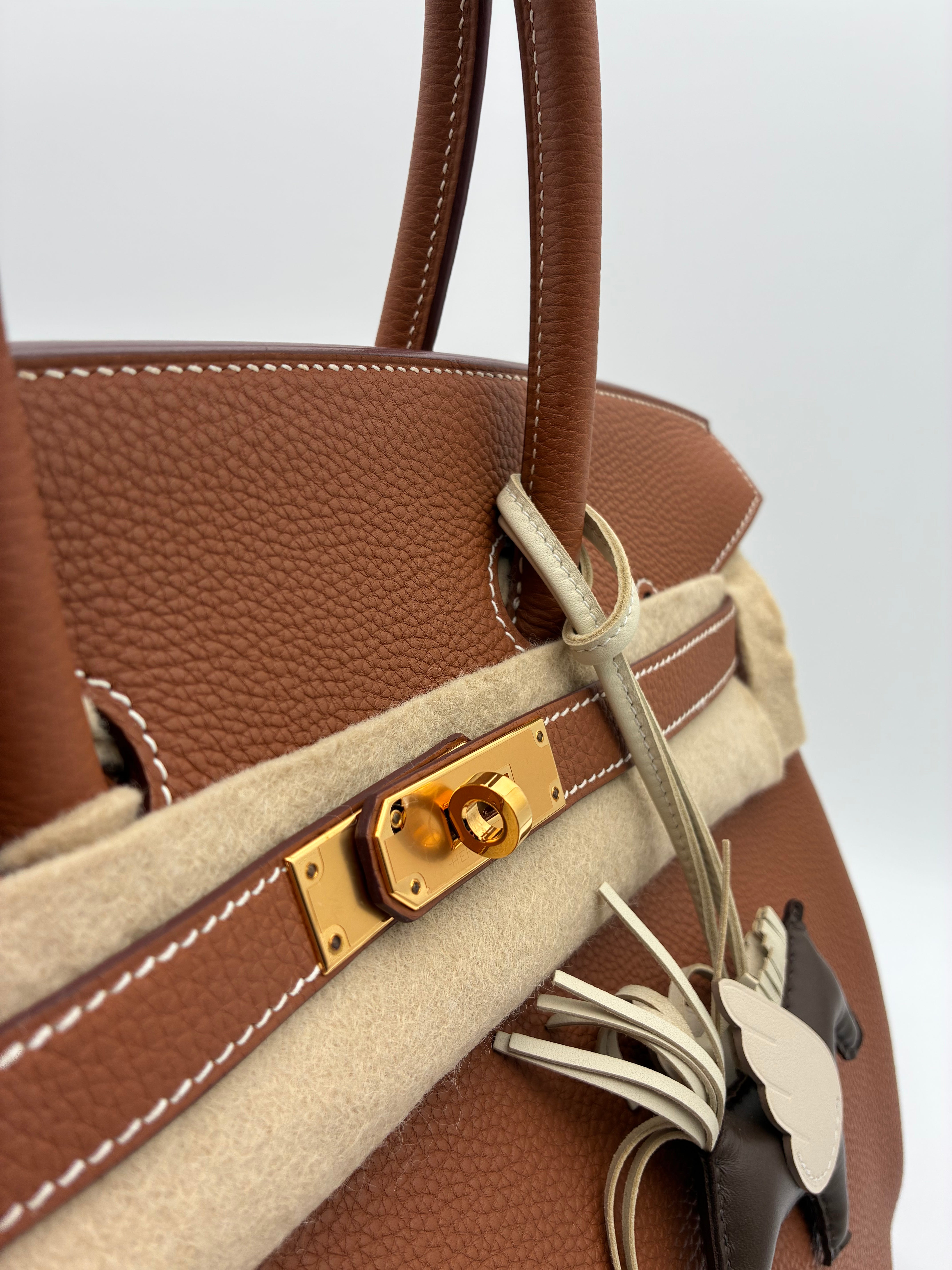 Hermes Togo Birkin 35 Gold