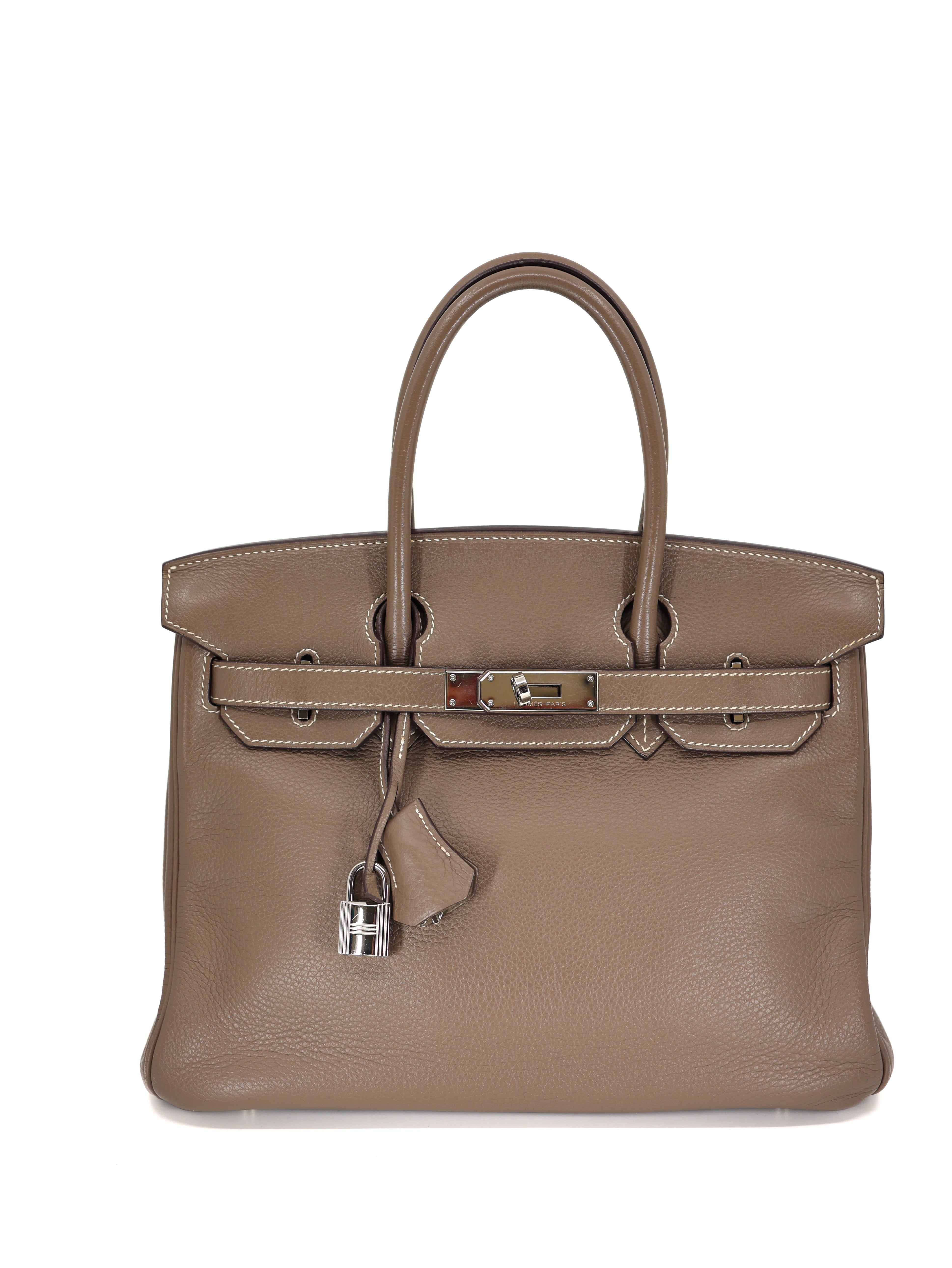 Birkin 30 Togo Etoupe Gray