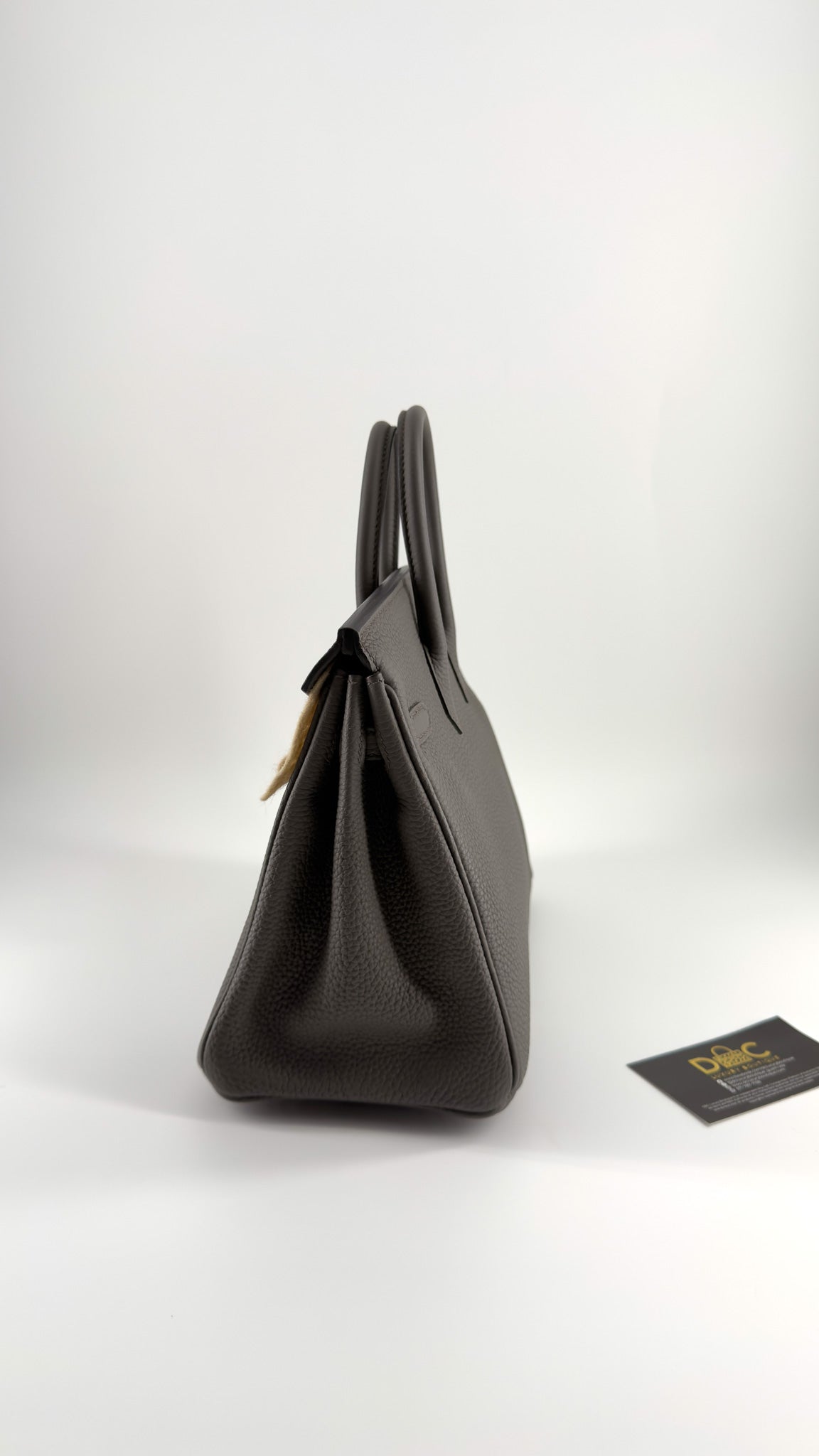 Hermes Togo Birkin 25 Etain