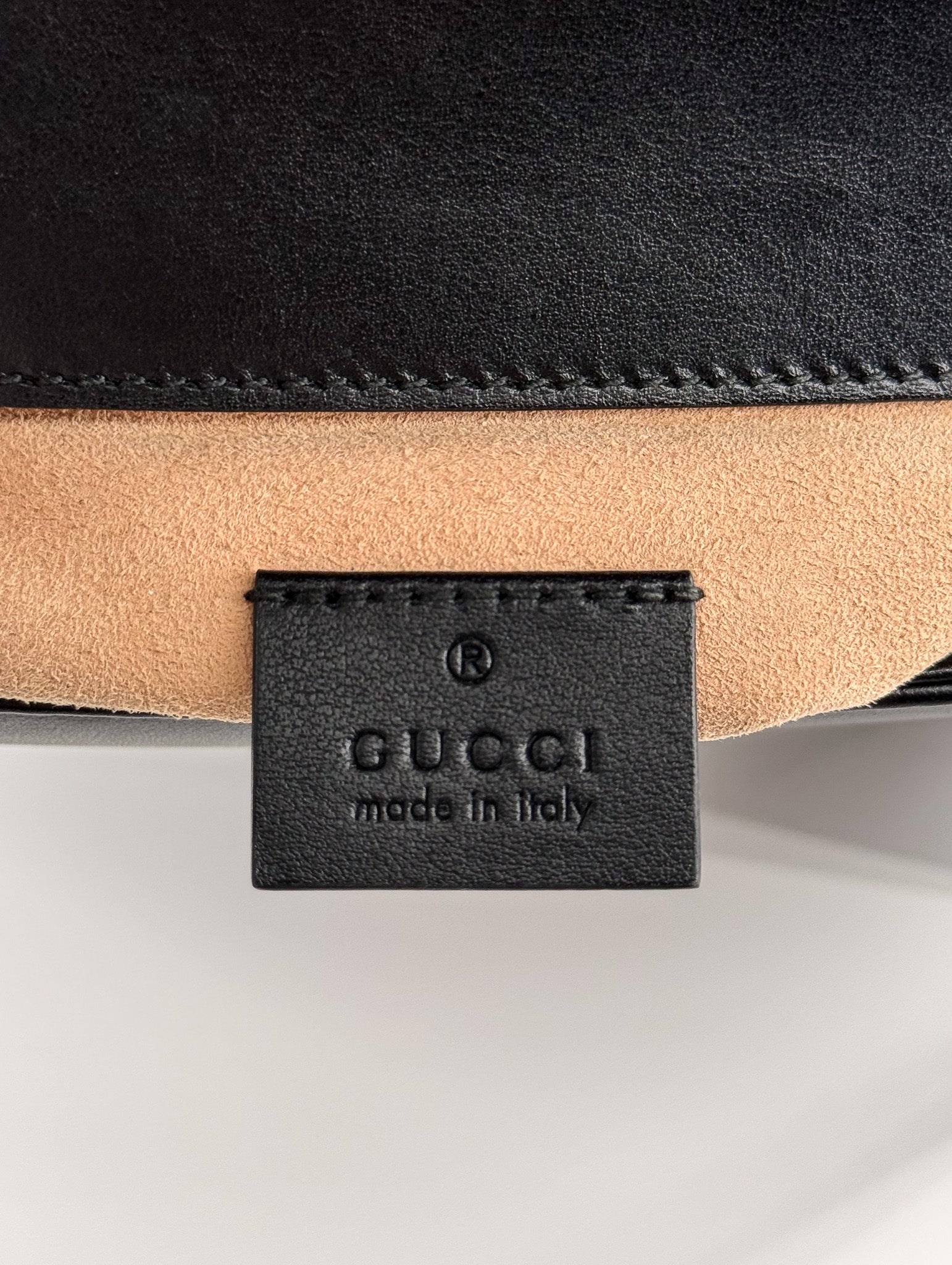 Gucci GG Marmont Mini Top Handle in Black