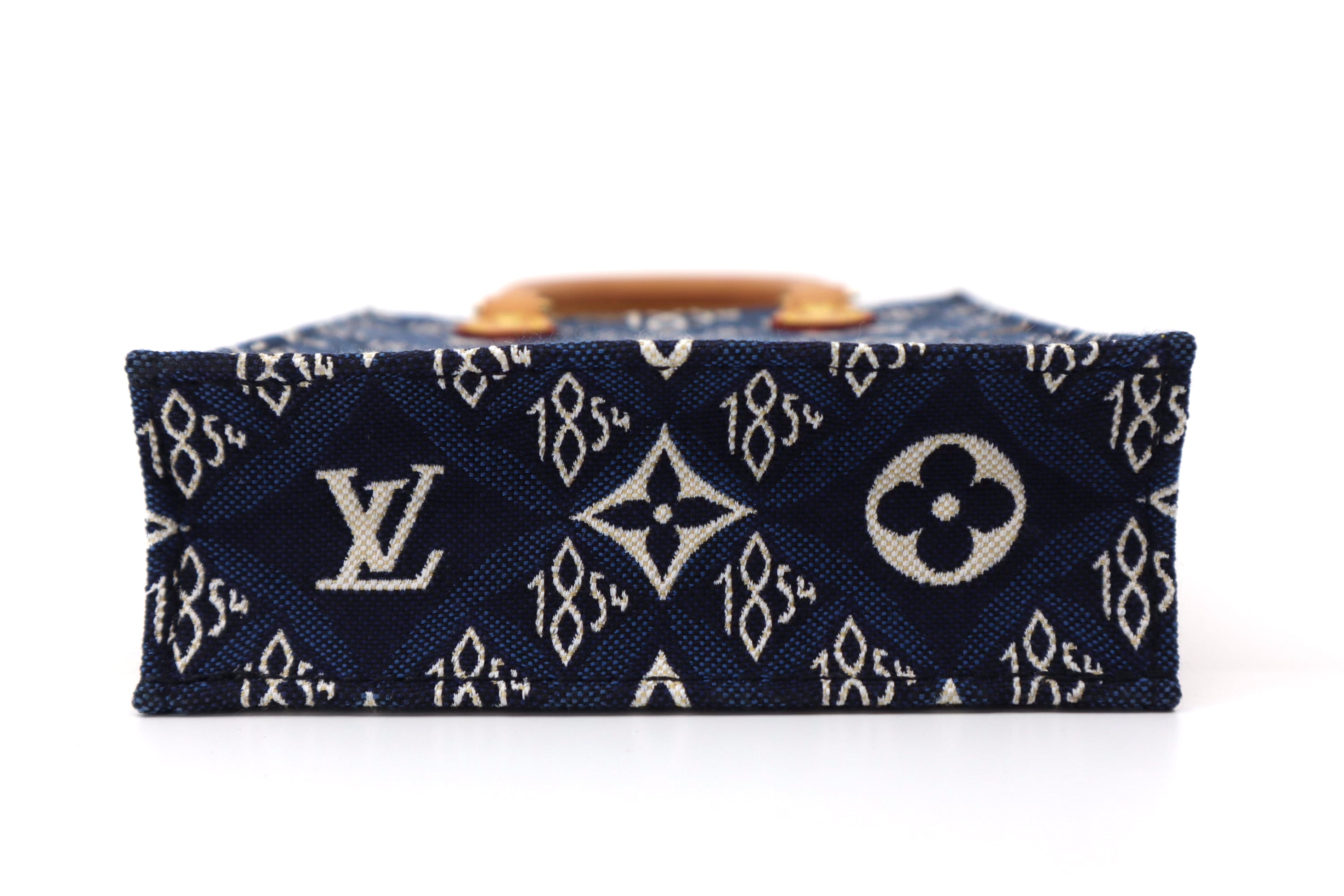 Louis Vuitton Jacquard  Since 1854 Petit Sac Plat Denim Blue