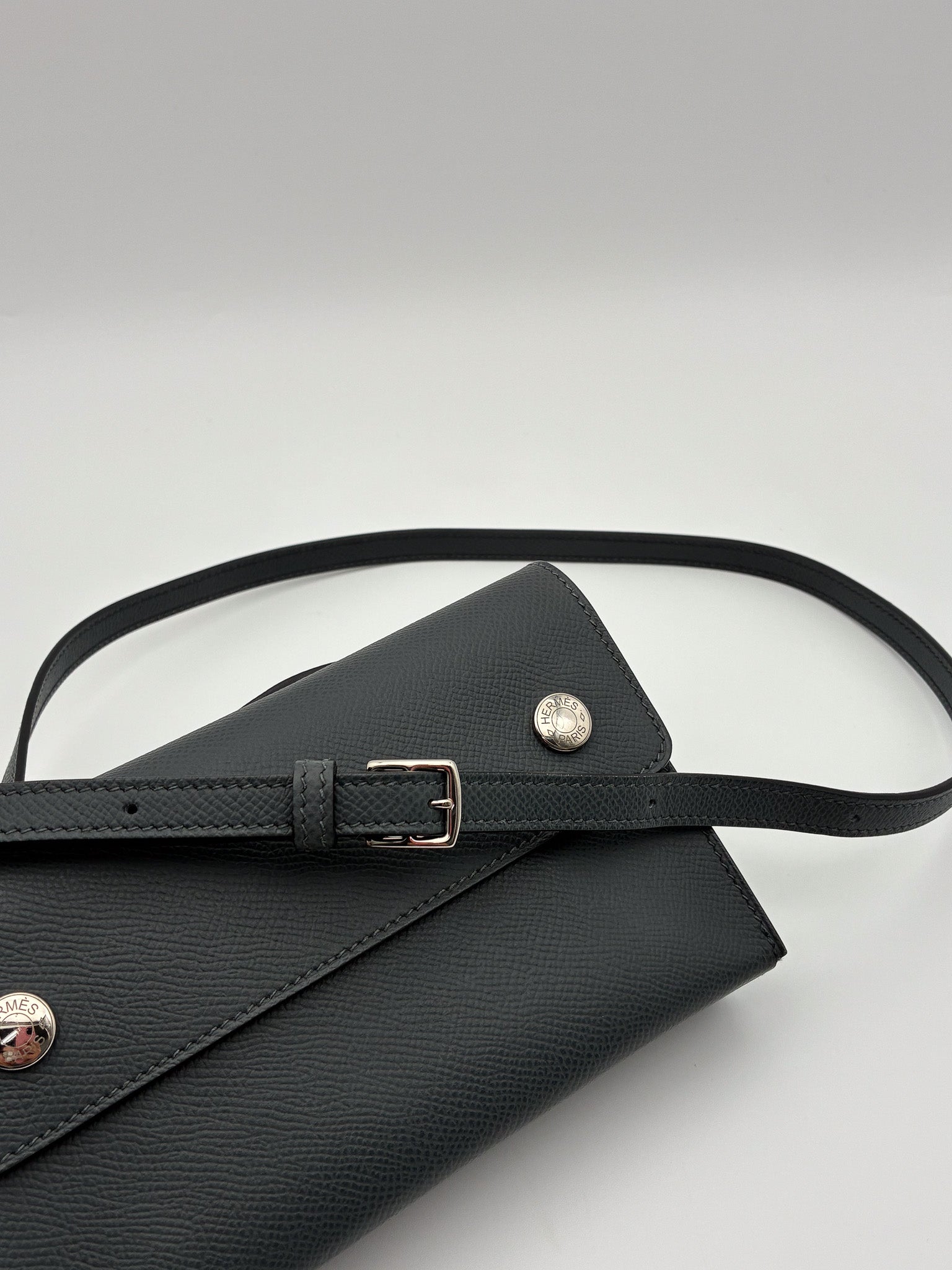 Hermes Epsom Hermesnap Wallet Gris Meyer