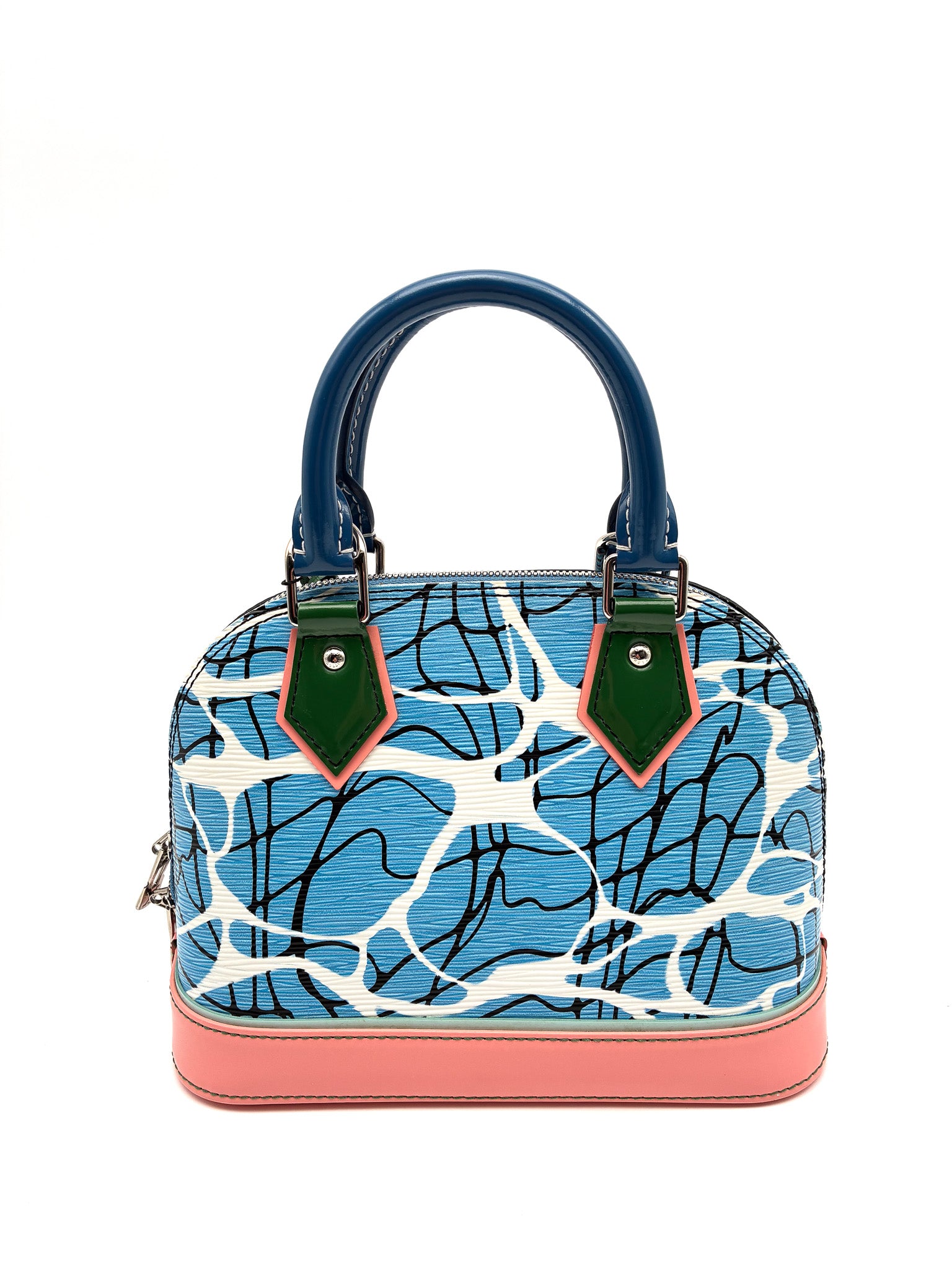 Louis Vuitton Epi Alma BB Aqua