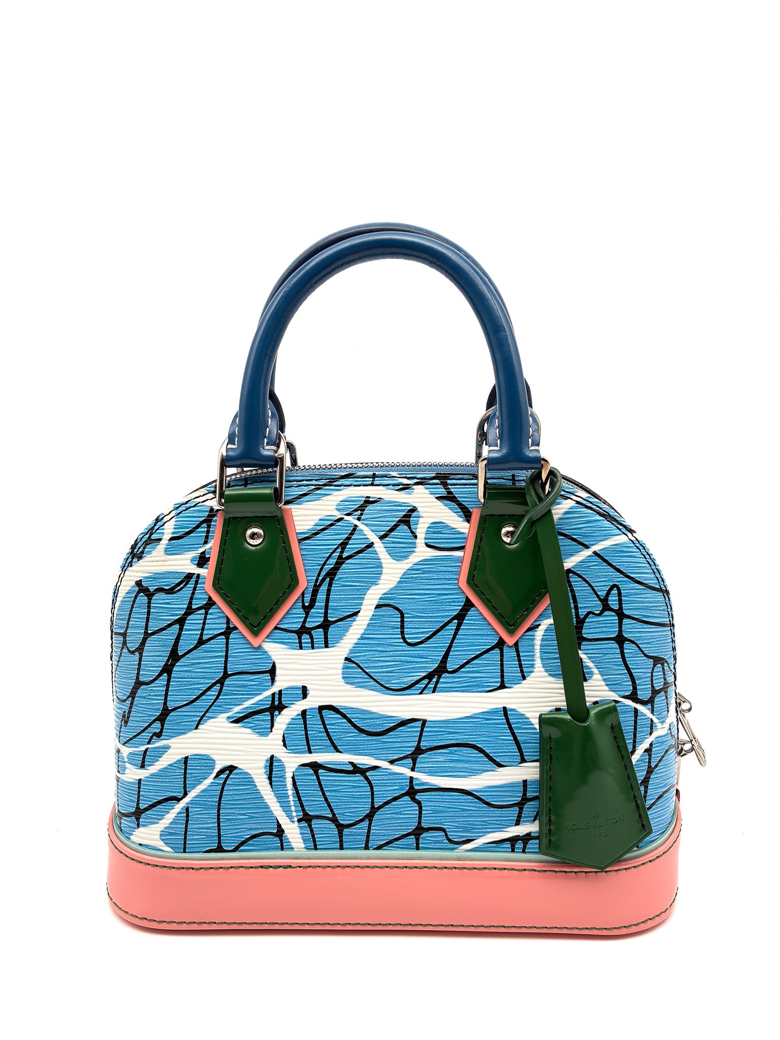 Louis Vuitton Epi Alma BB Aqua