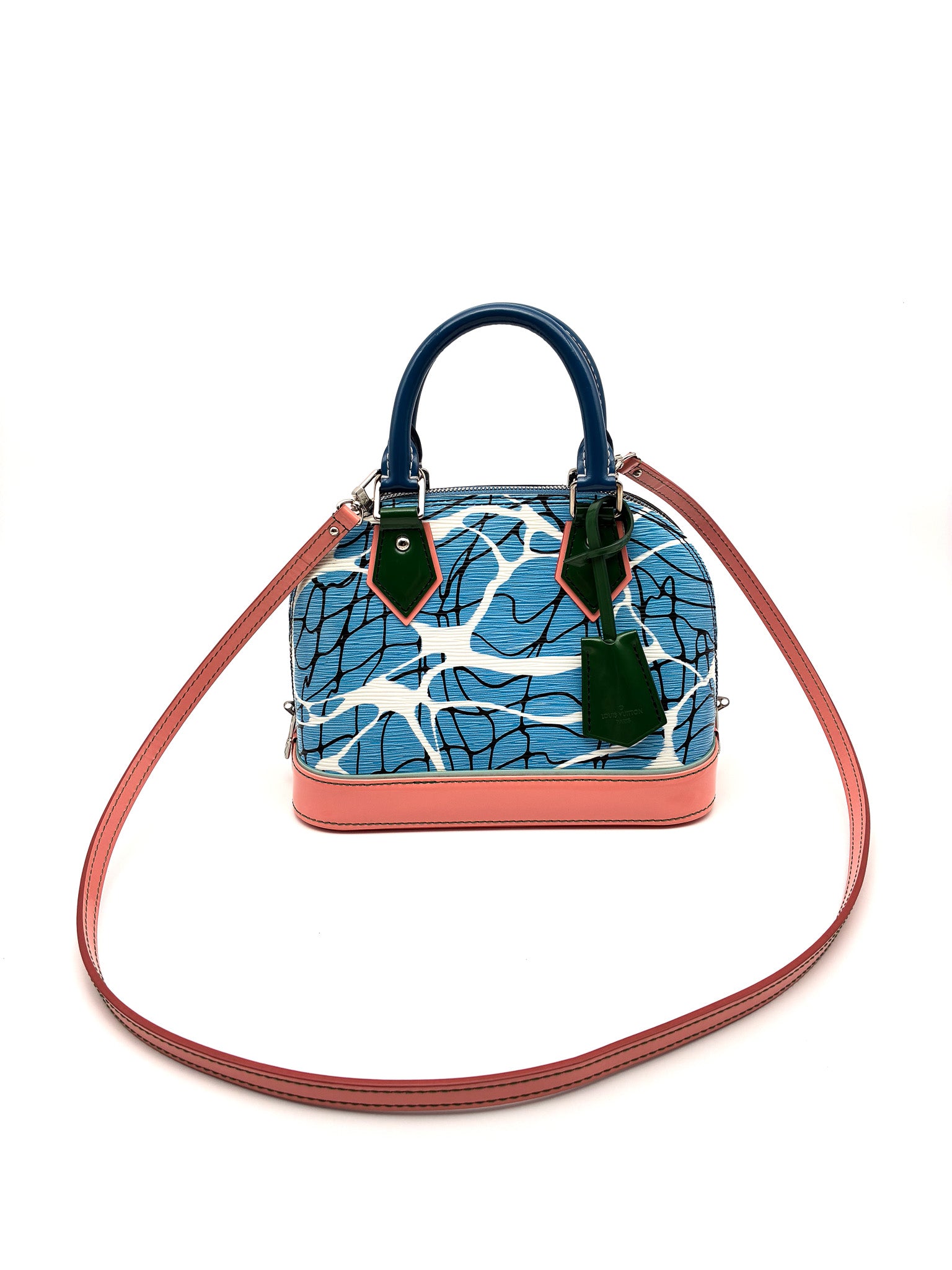 Louis Vuitton Epi Alma BB Aqua