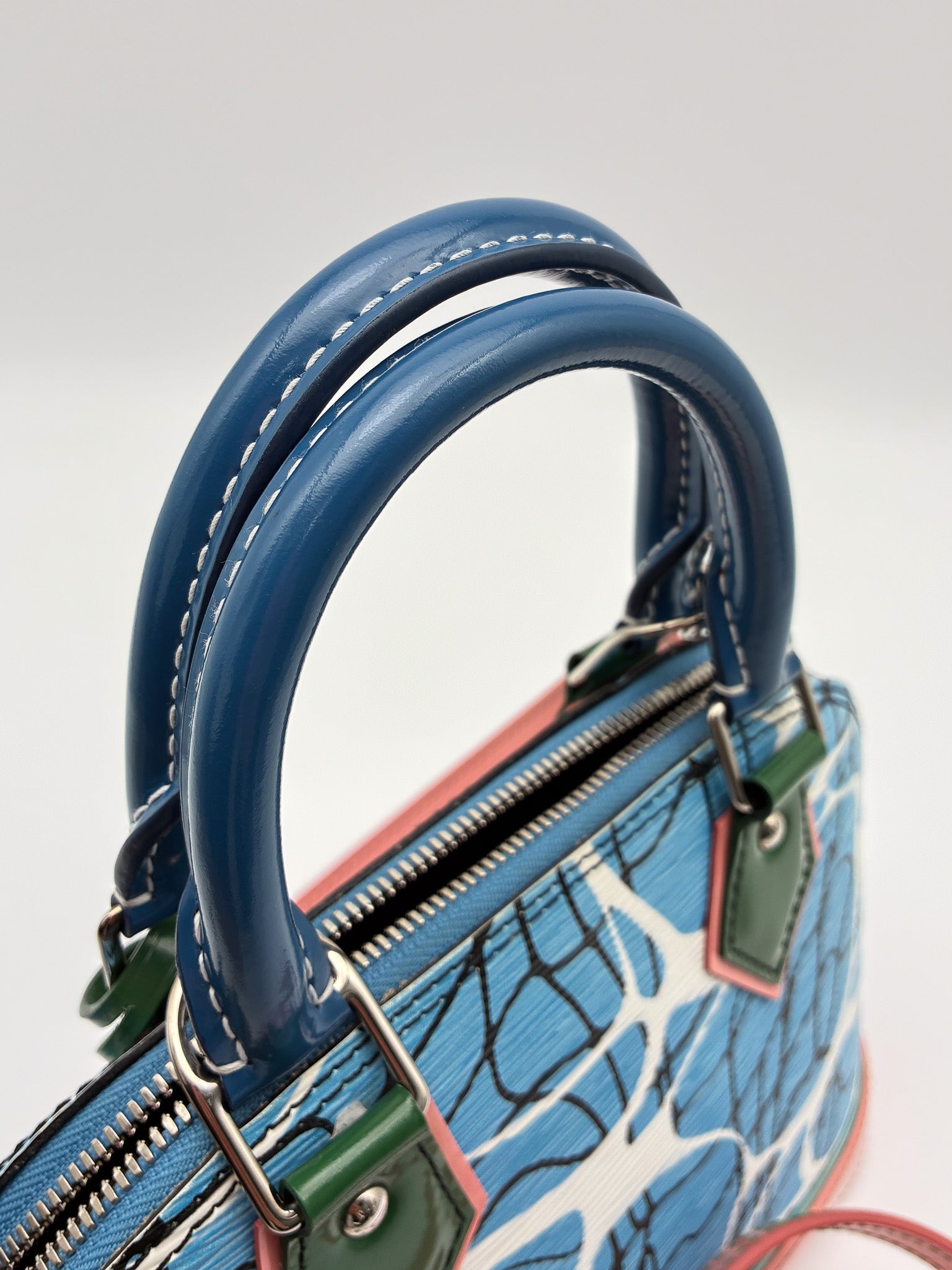 Louis Vuitton Epi Alma BB Aqua