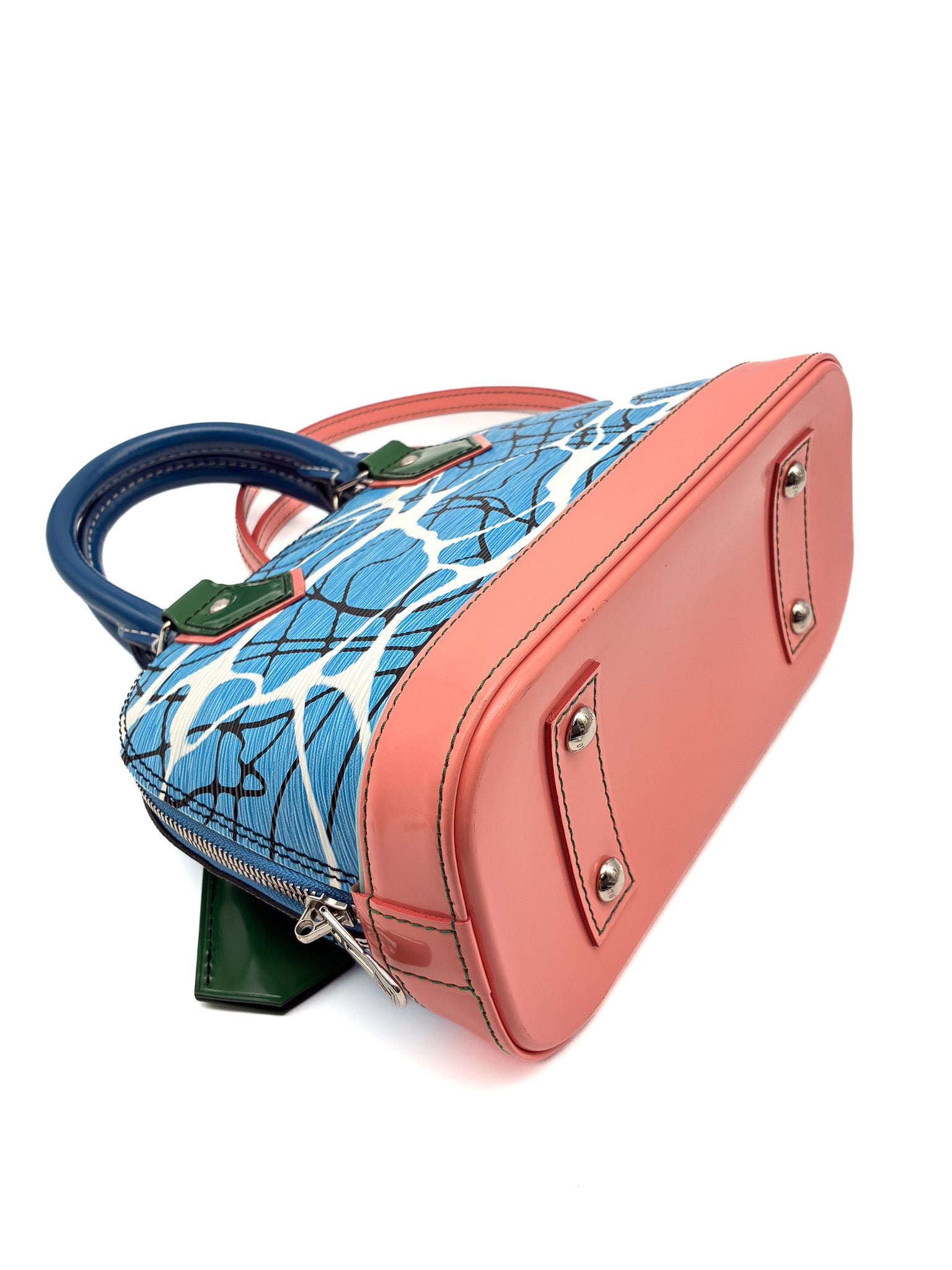 Louis Vuitton Epi Alma BB Aqua