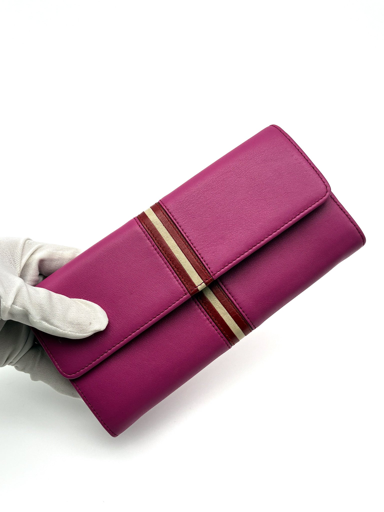 Bally Long Wallet Pink