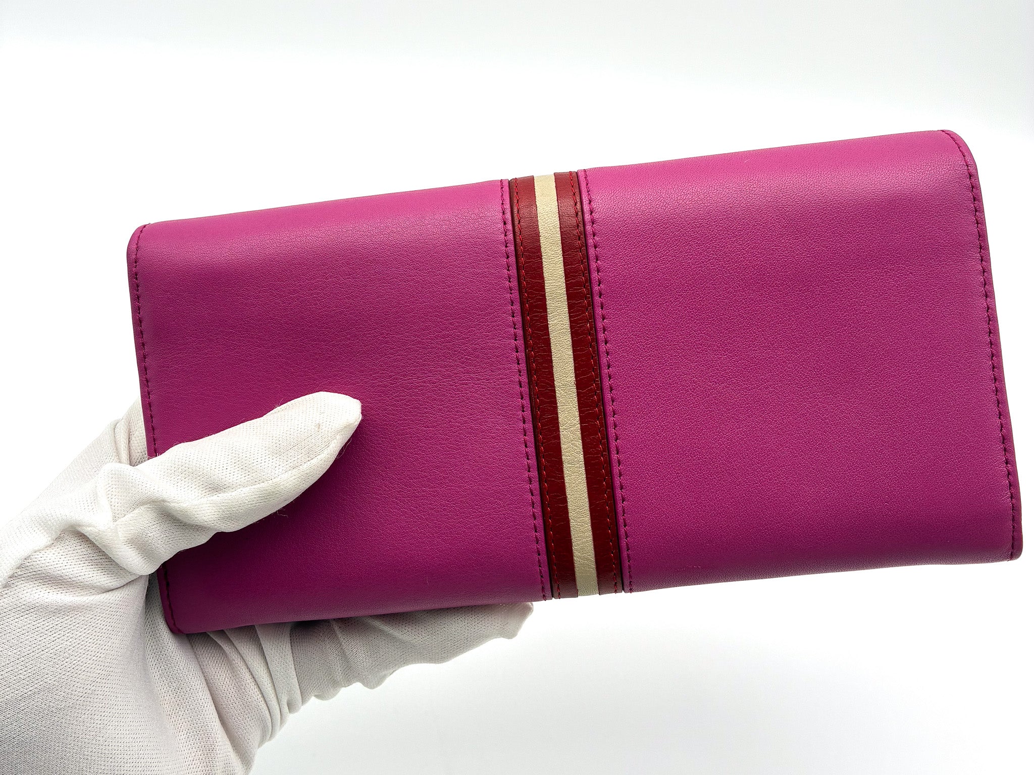 Bally Long Wallet Pink