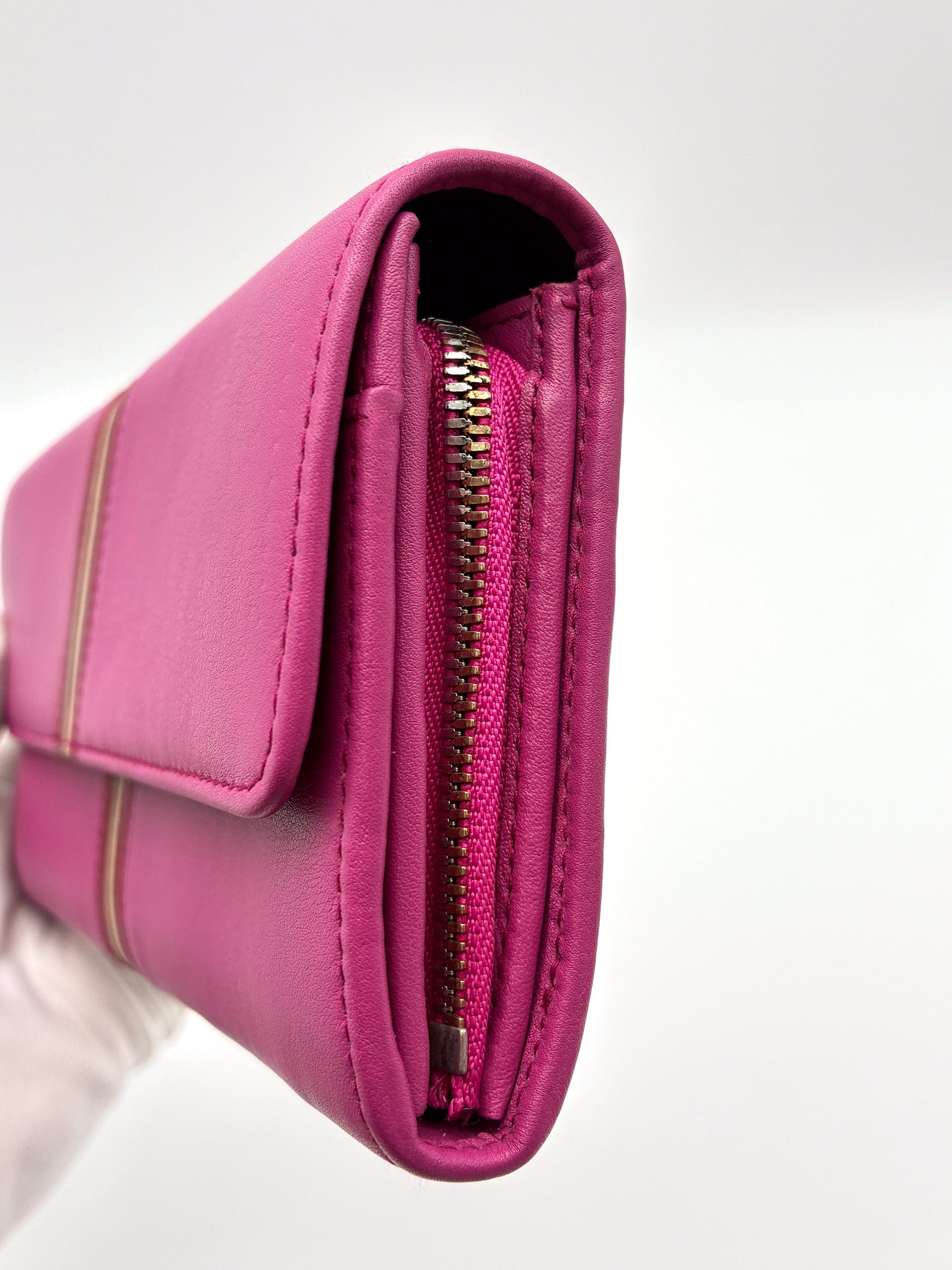 Bally Long Wallet Pink