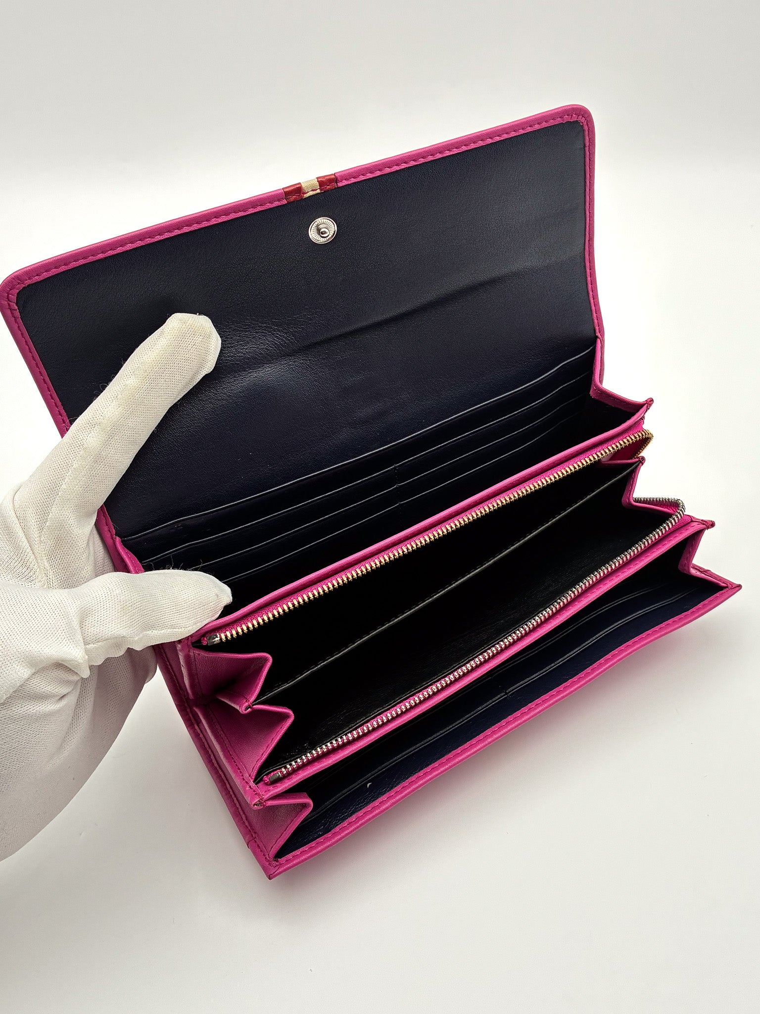 Bally Long Wallet Pink