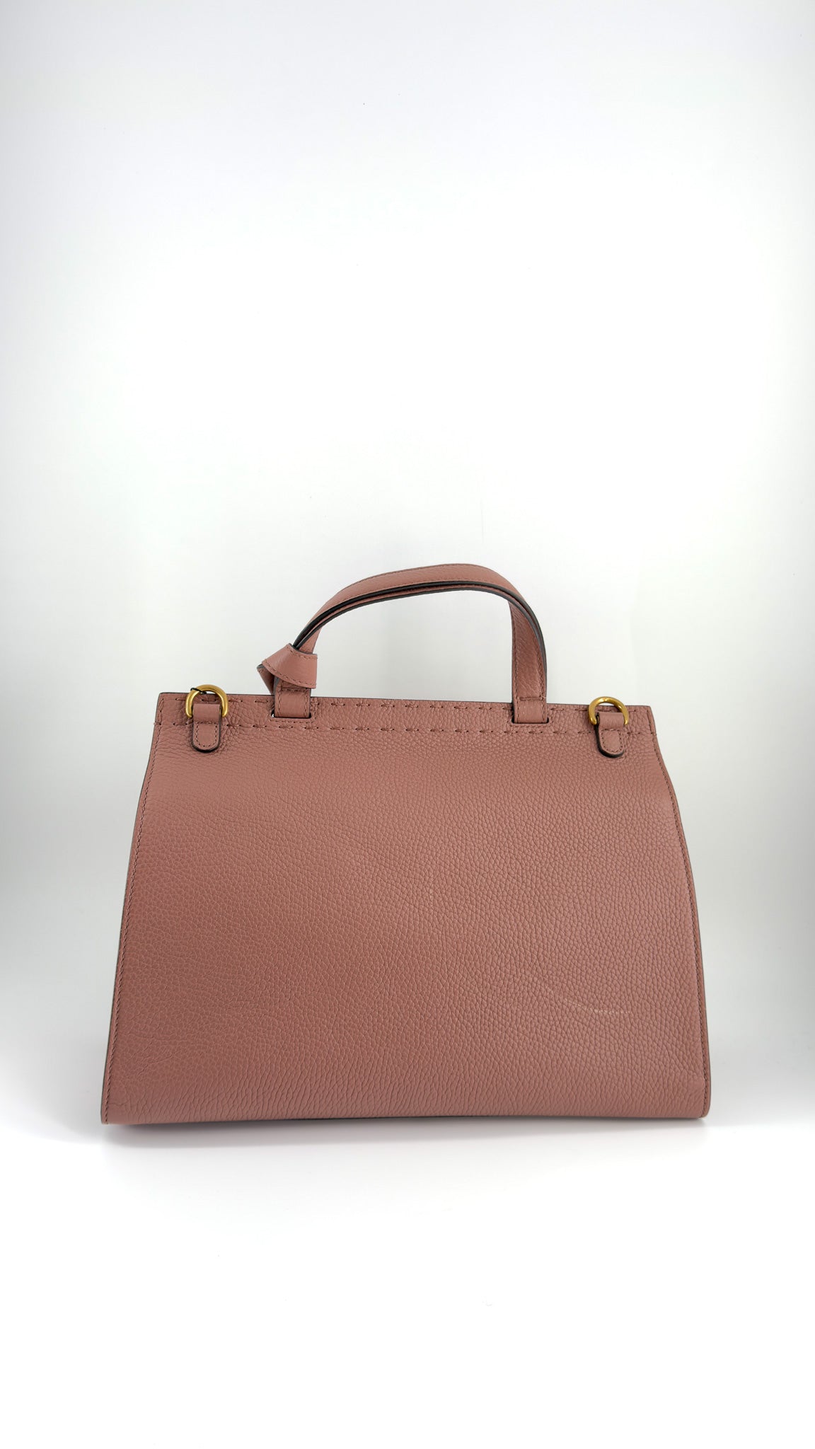 Calfskin Small GG Marmont Top Handle Bag Rosy