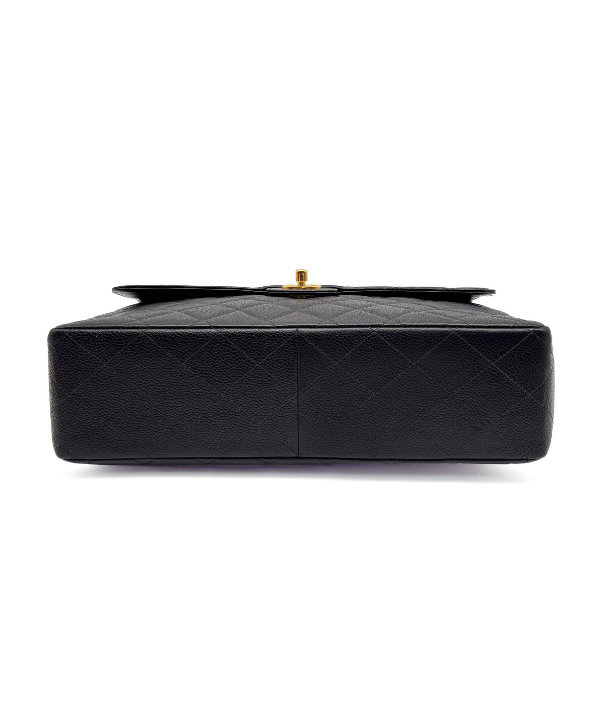 Chanel Jumbo Single Flap Caviar 24k GHW