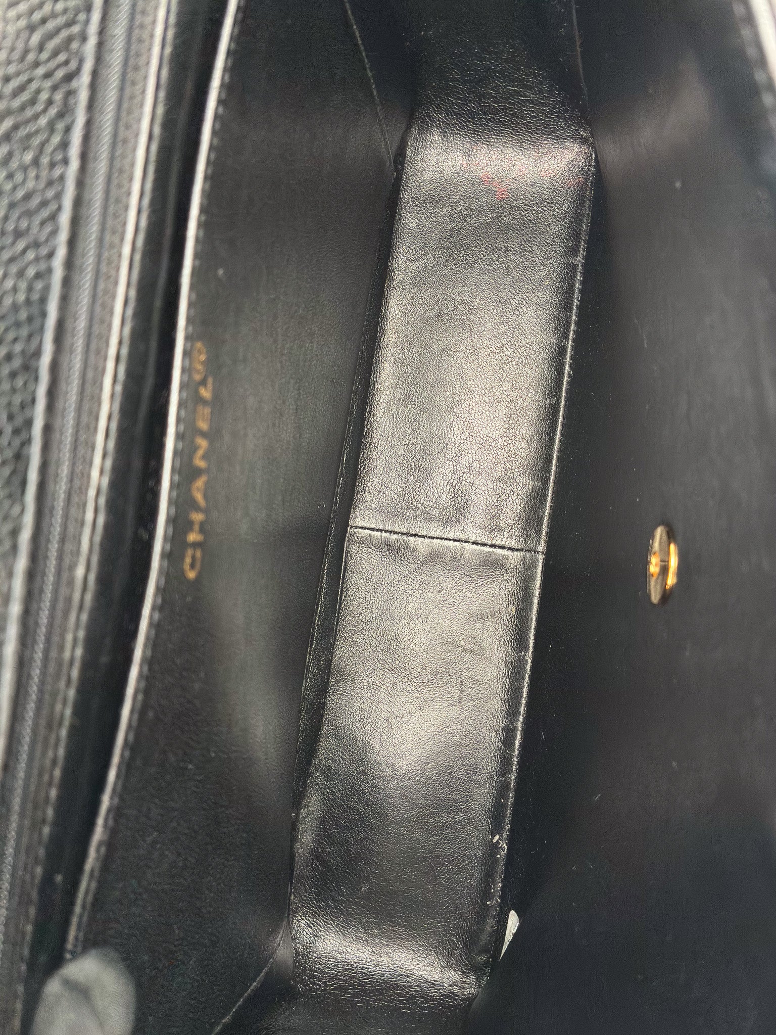 Chanel Jumbo Single Flap Caviar 24k GHW