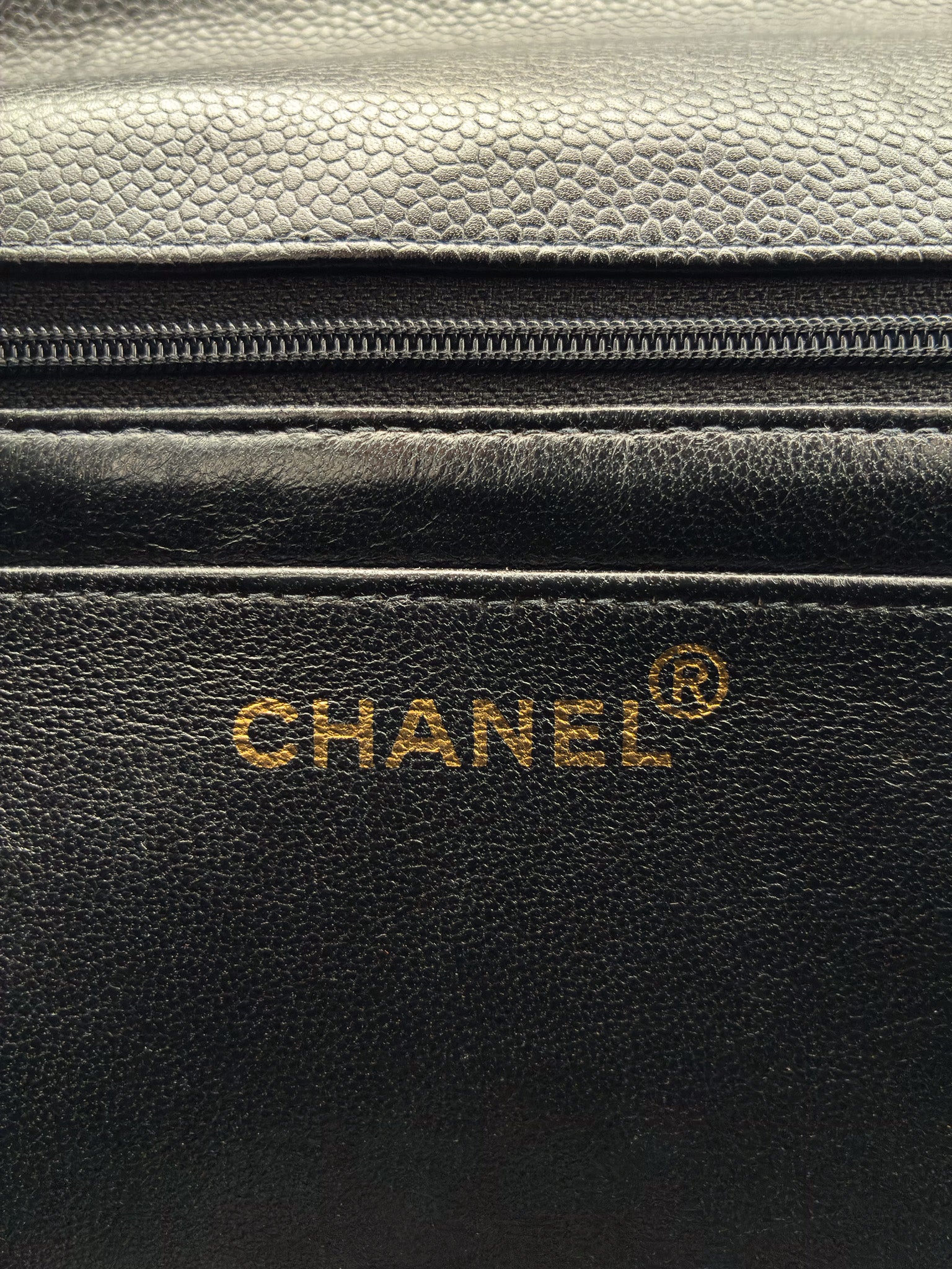Chanel Jumbo Single Flap Caviar 24k GHW