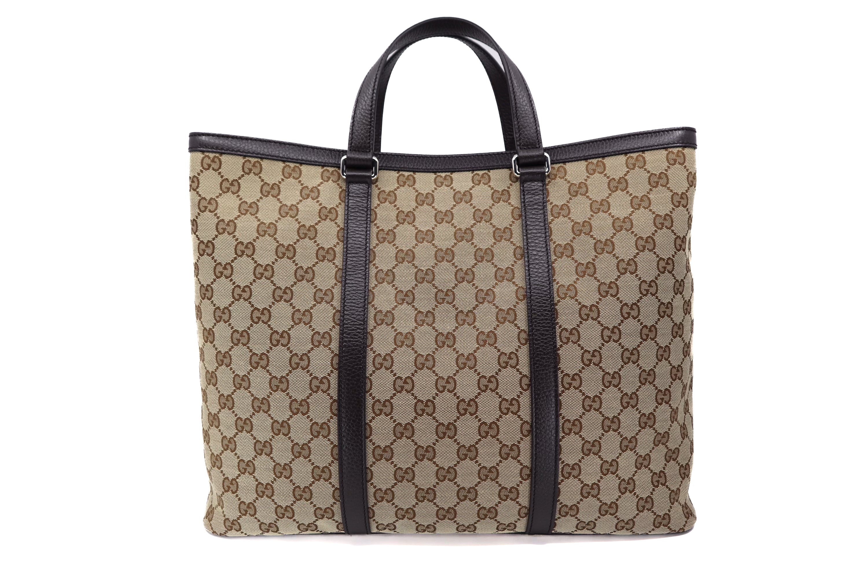 Gucci GG Monogram Large Joy Tote Bag Dark Brown