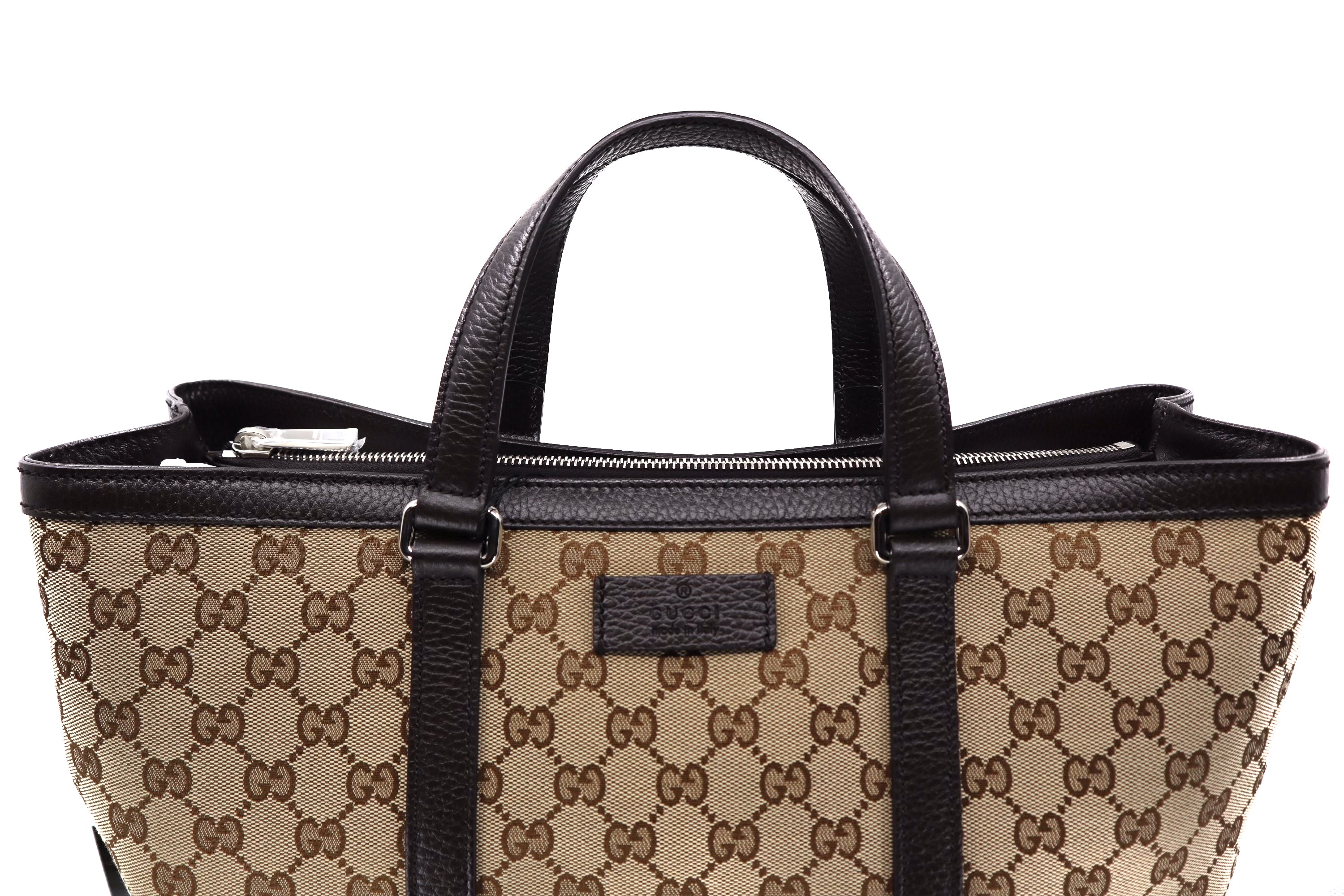 Gucci GG Monogram Large Joy Tote Bag Dark Brown