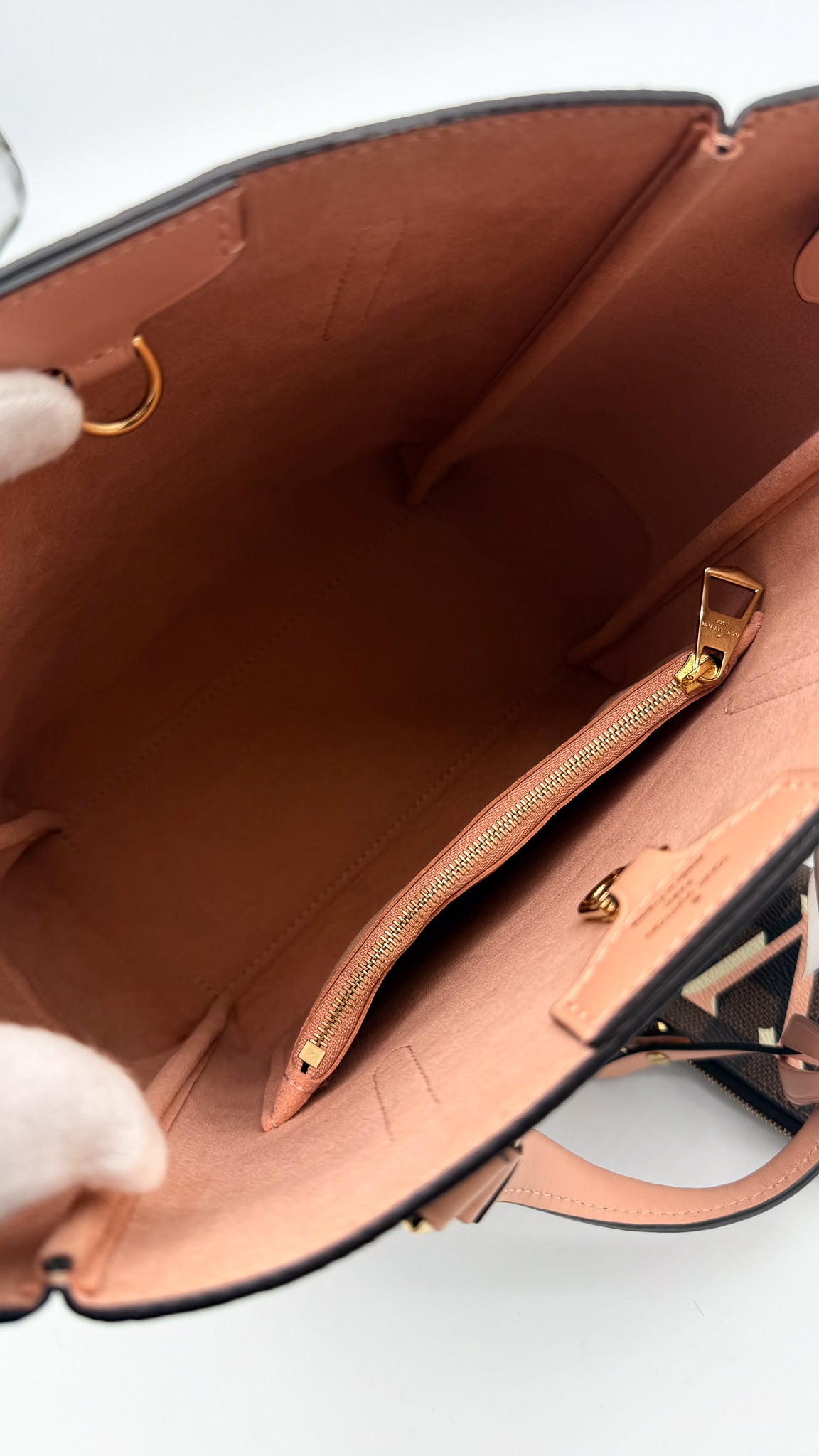 Louis Vuitton Damier Ebene Belmont PM Venus Pink