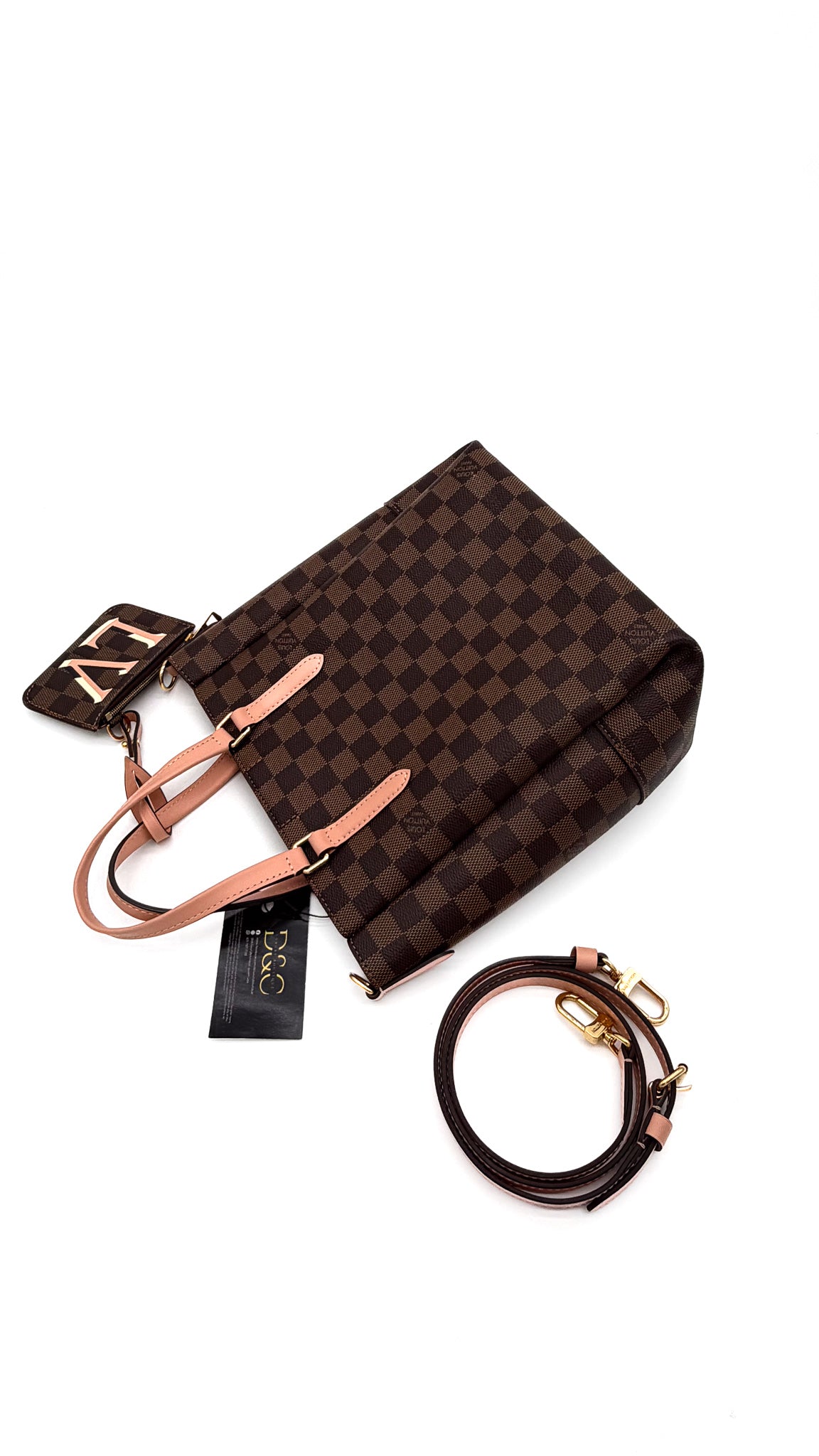 Louis Vuitton Damier Ebene Belmont PM Venus Pink
