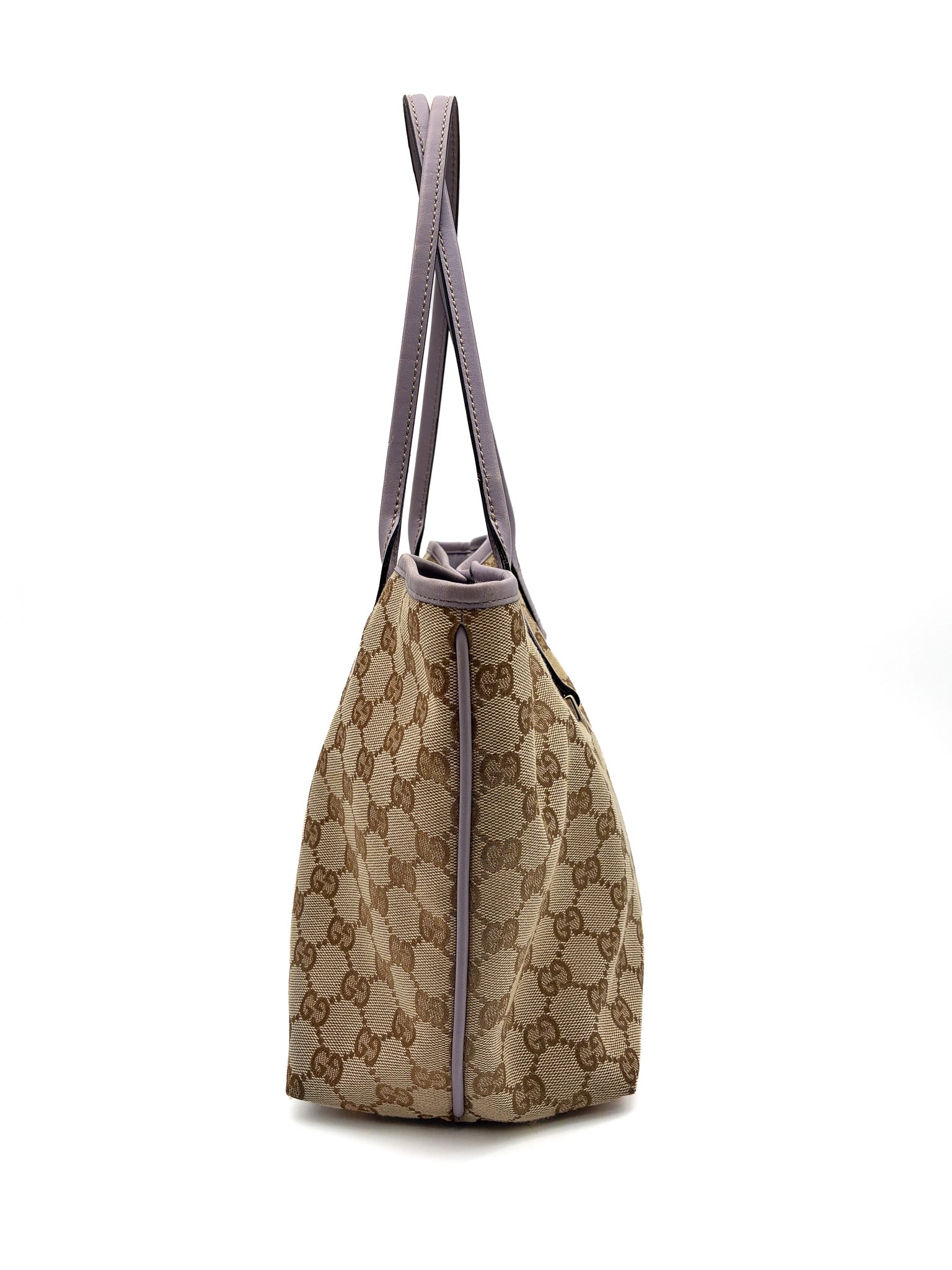 Gucci GG Canvas Small Britt Tote Handbag