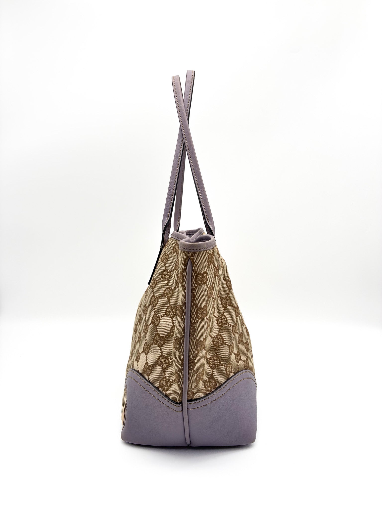 Gucci GG Canvas Small Britt Tote Handbag