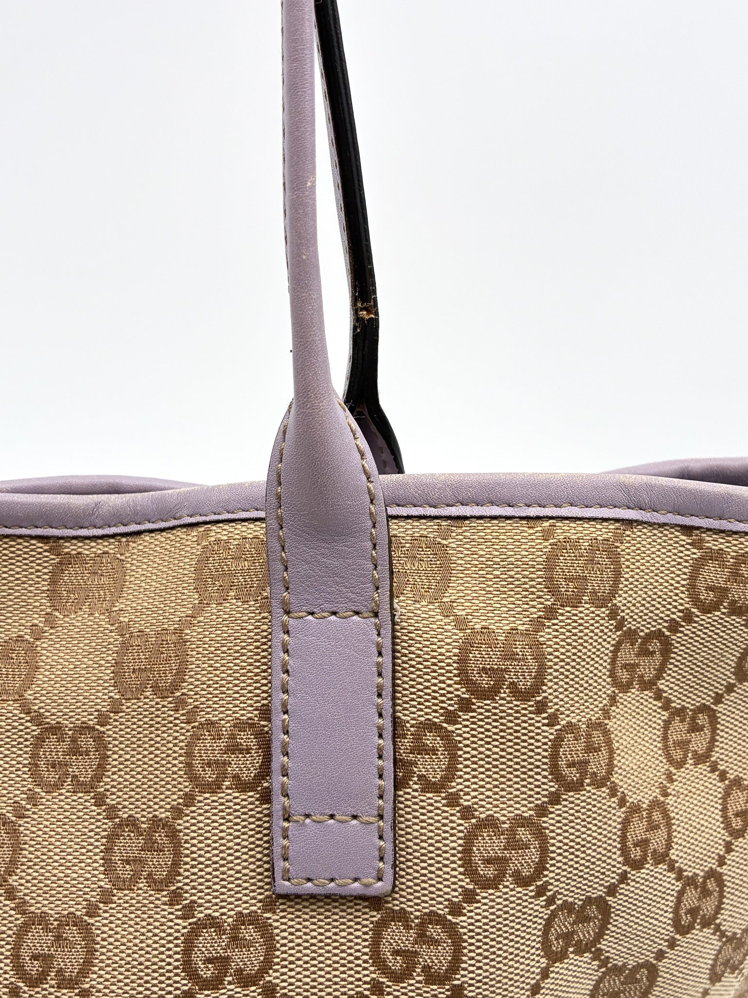 Gucci GG Canvas Small Britt Tote Handbag