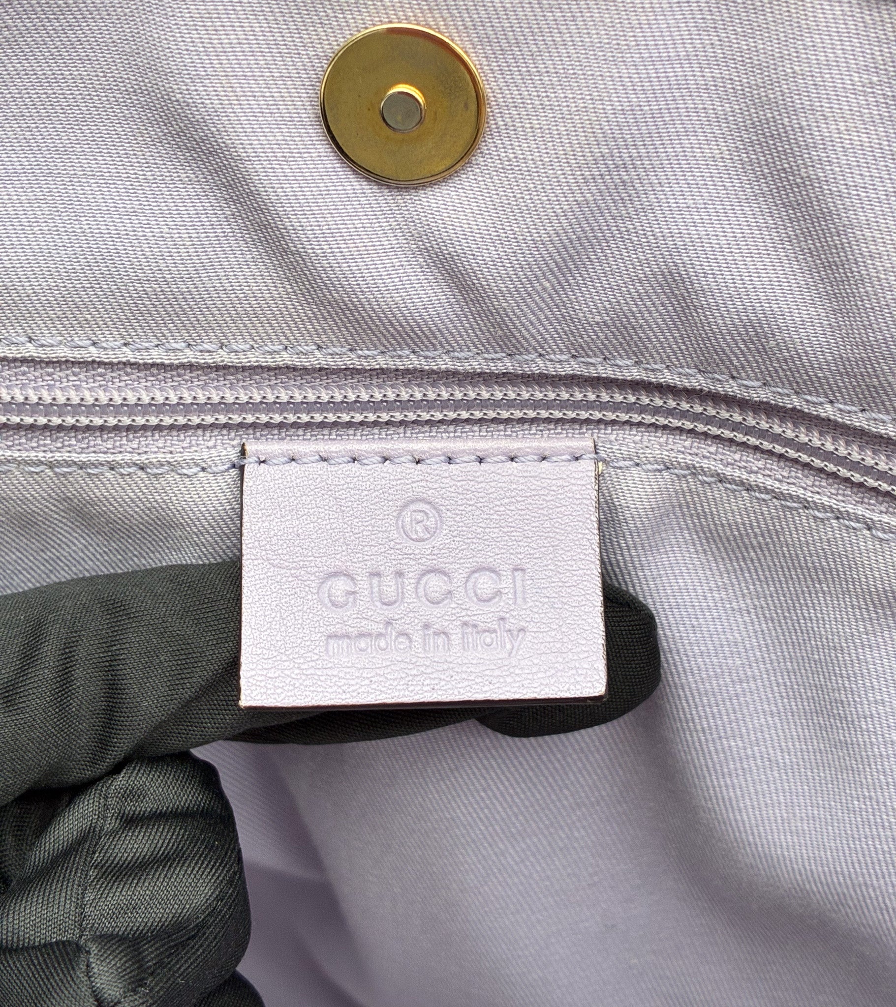 Gucci GG Canvas Small Britt Tote Handbag