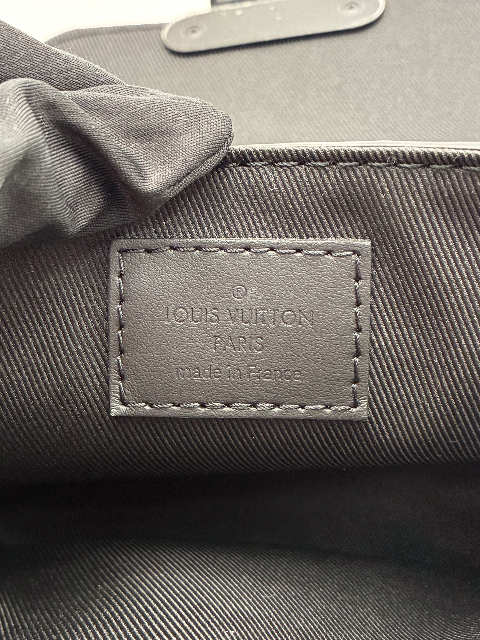 Louis Vuitton Black Pico S-Lock in Embossed Taurillon Monogram Leather