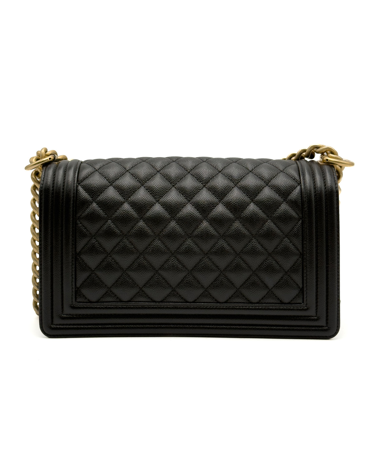 Chanel Medium Boy Flap Black Caviar Quilted