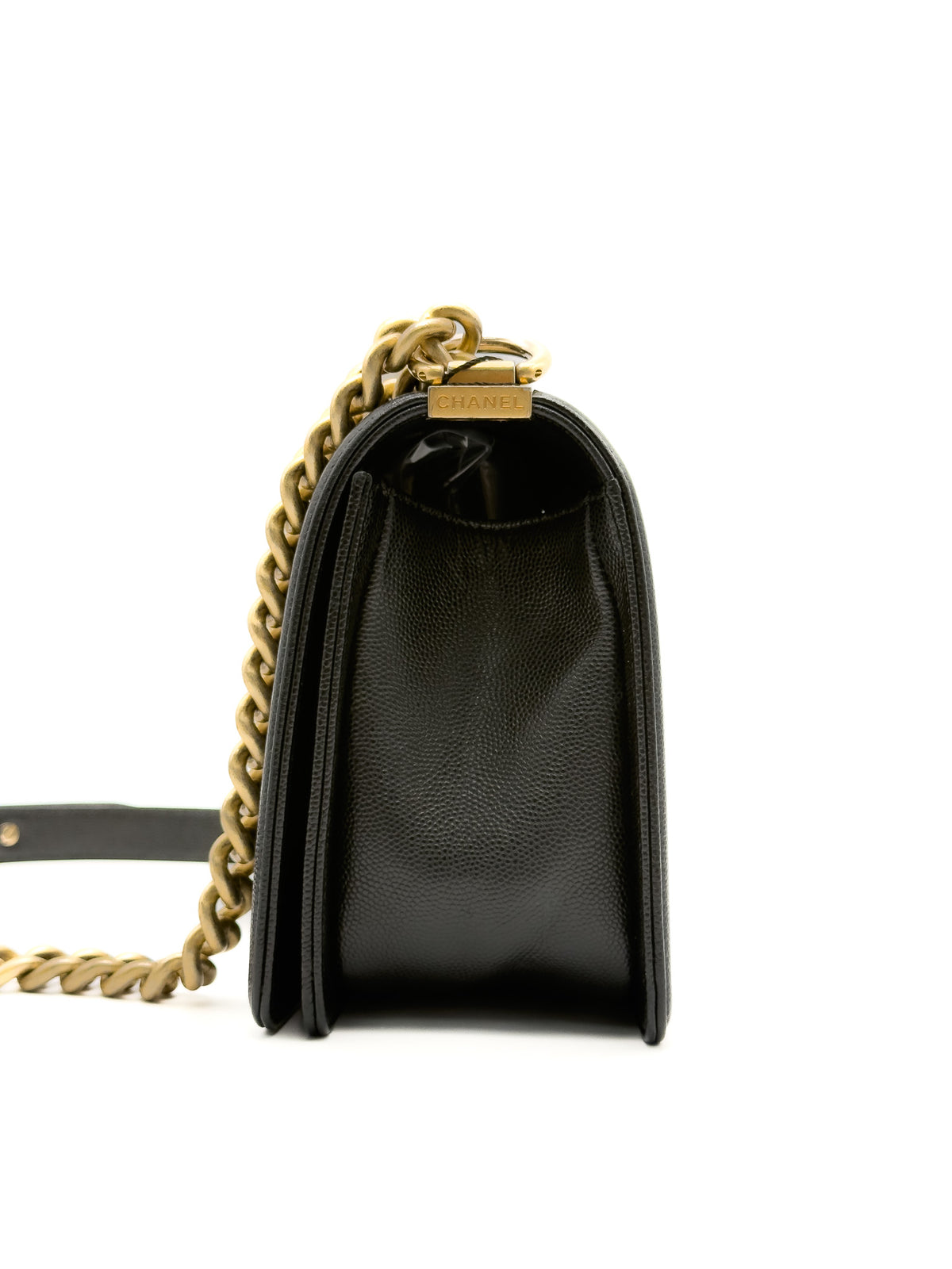 Chanel Medium Boy Flap Black Caviar Quilted