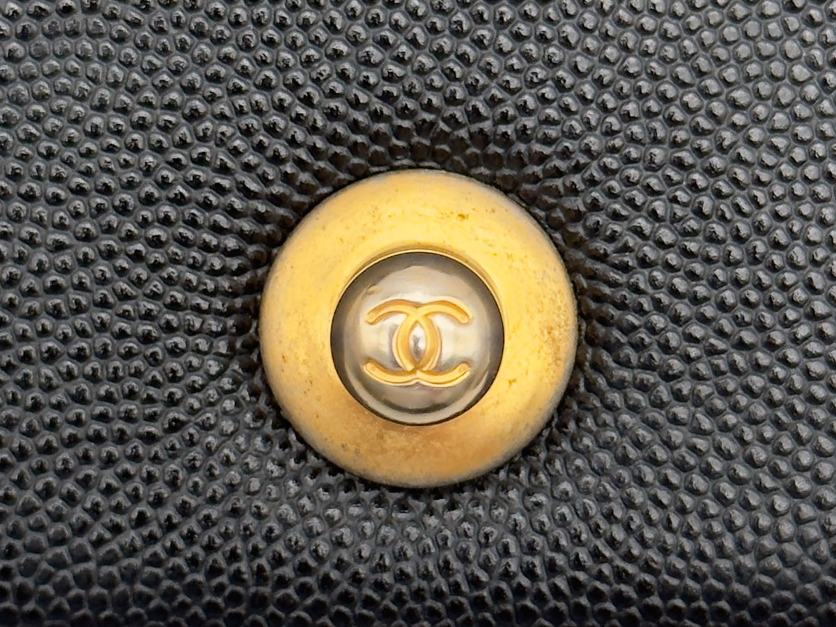 Chanel Medium Boy Flap Black Caviar Quilted