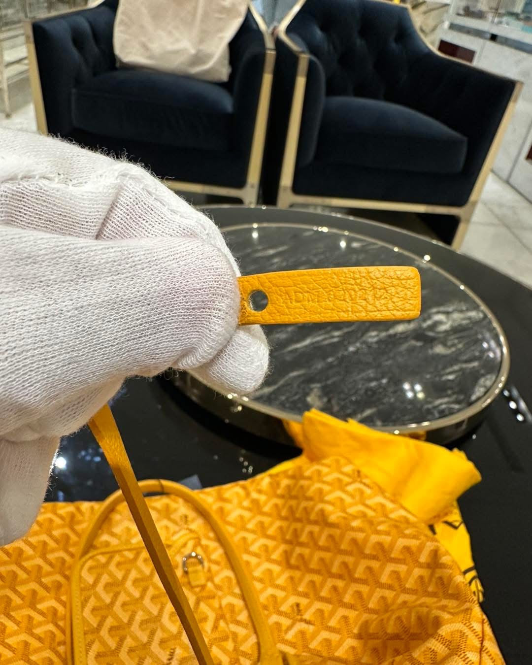 Goyard  Goyardine Saint Louis PM Yellow