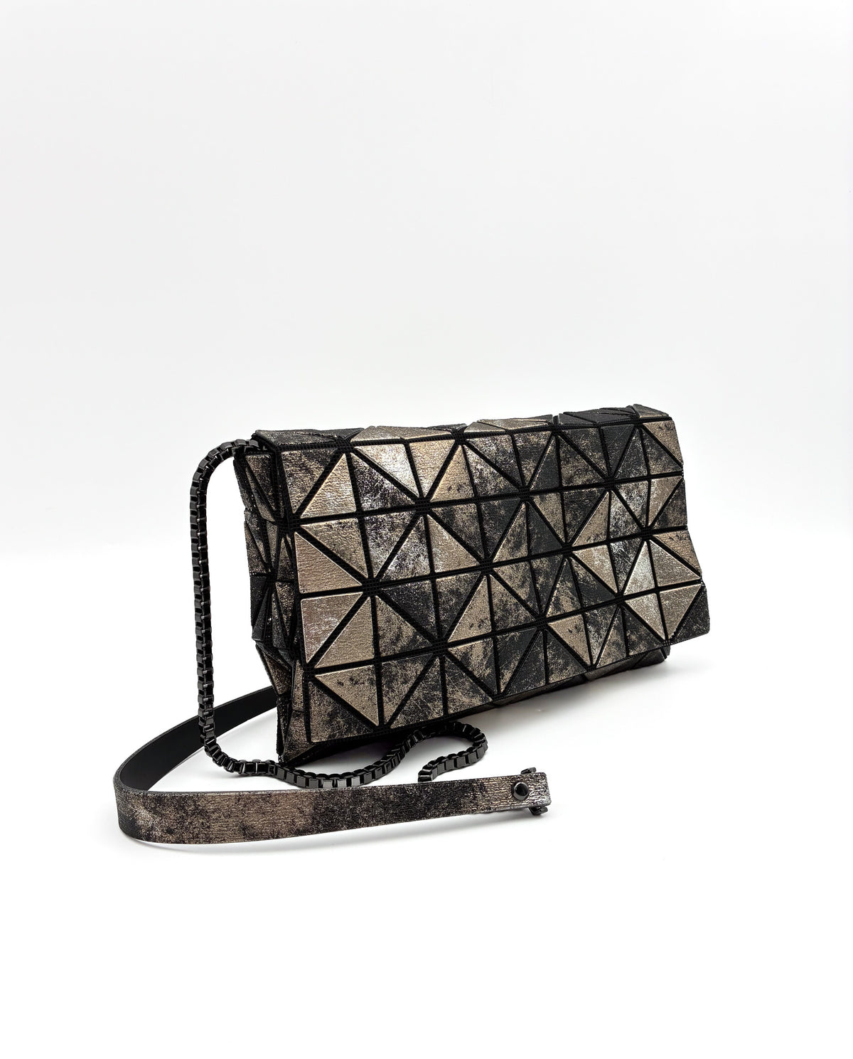 Issey Miyake  platinum nebula crossbody bag