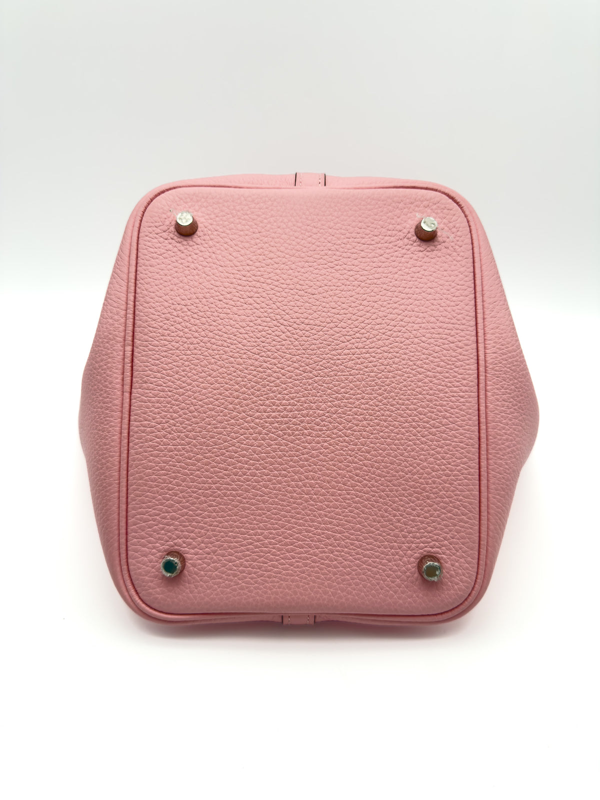 Hermes Clemence Picotin Lock 22 Rose Sakura SHW