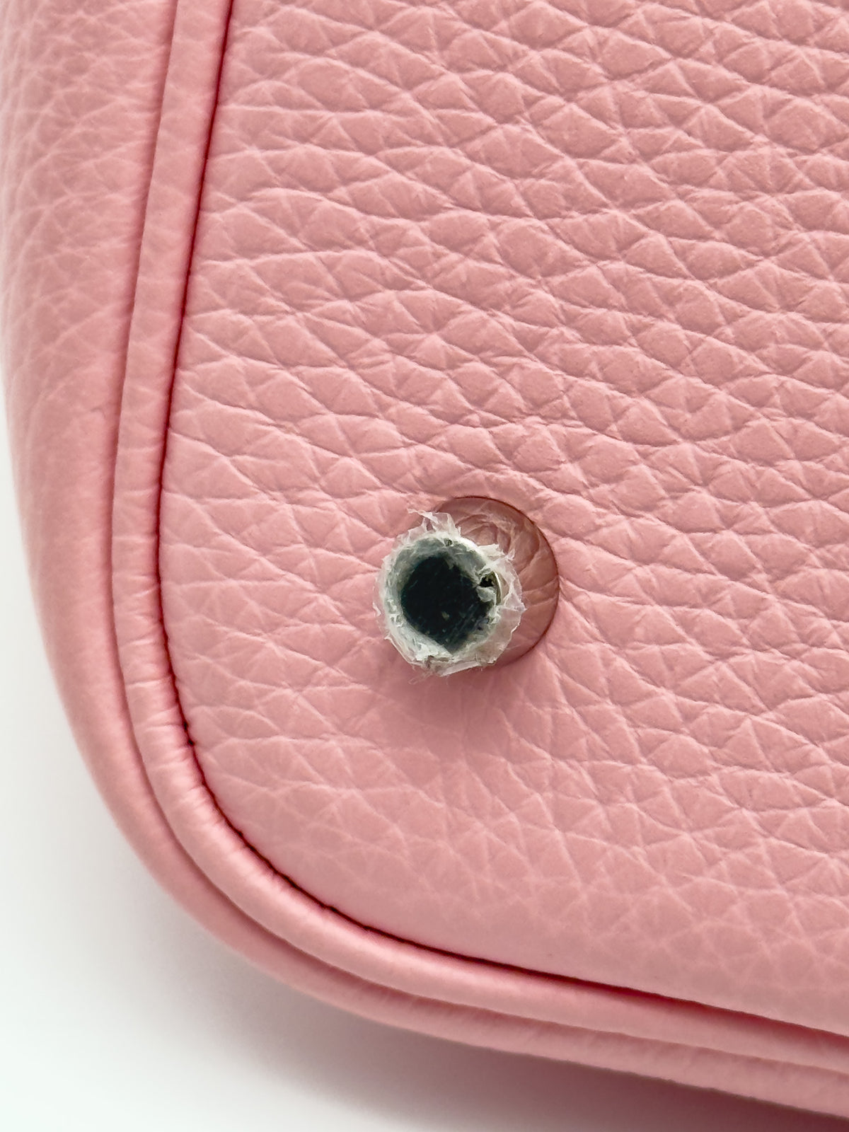 Hermes Clemence Picotin Lock 22 Rose Sakura SHW