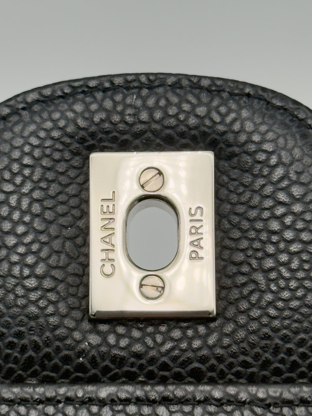 Chanel Jumbo Double Flap Black Caviar Quilted SHW