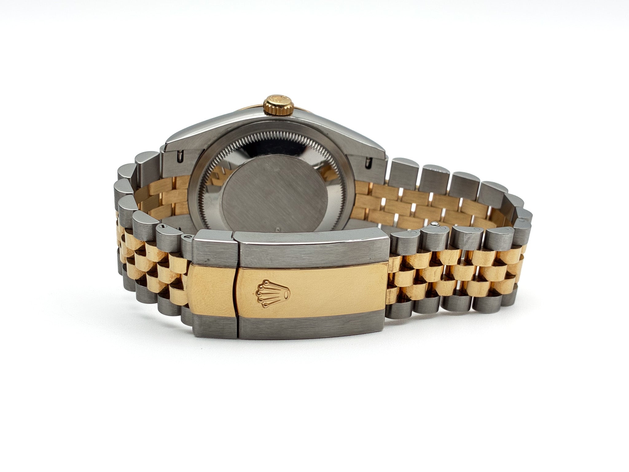 Rolex Datejust Two-Toned YellowGold fluted bezel 36mm jubilee bracelet