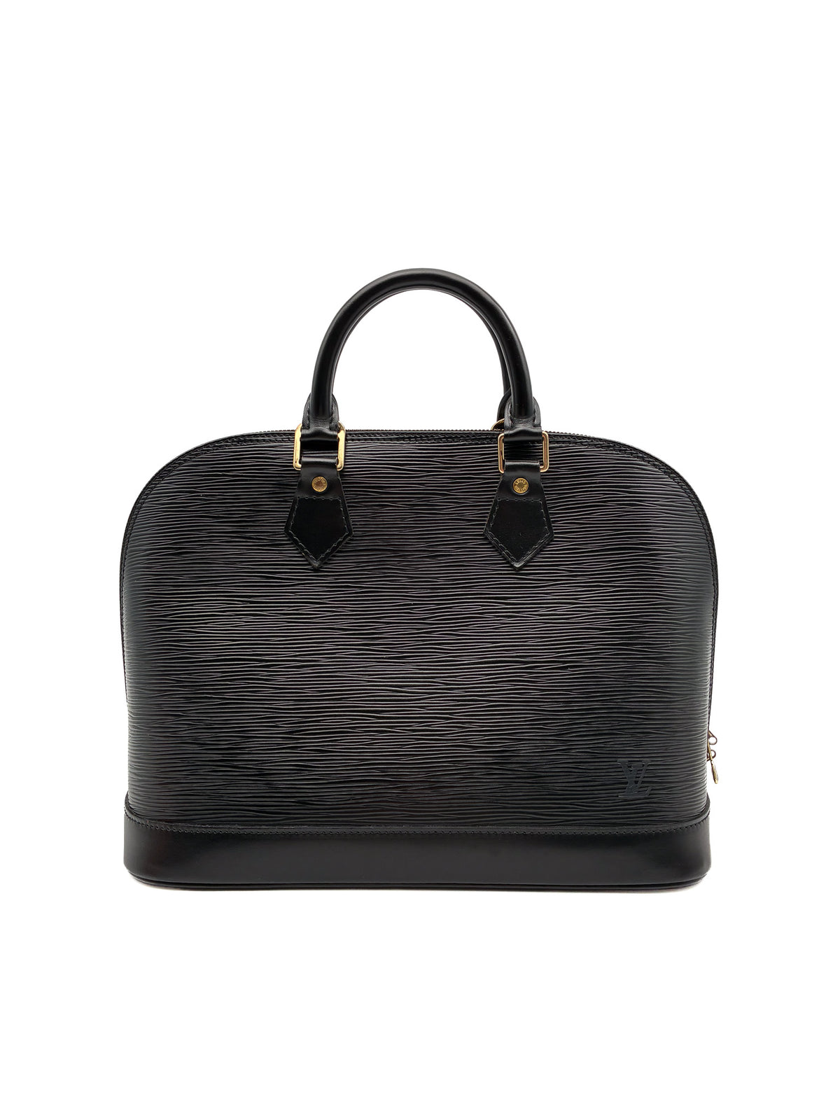 Louis Vuitton Alma PM Black Epi GHW