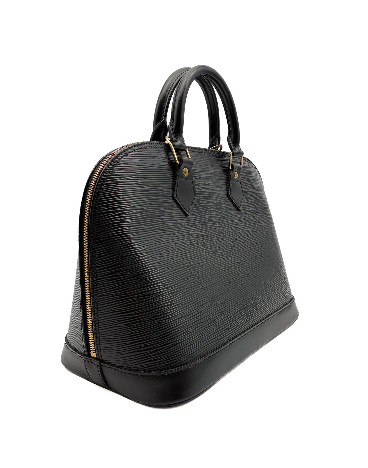 Louis Vuitton Alma PM Black Epi GHW
