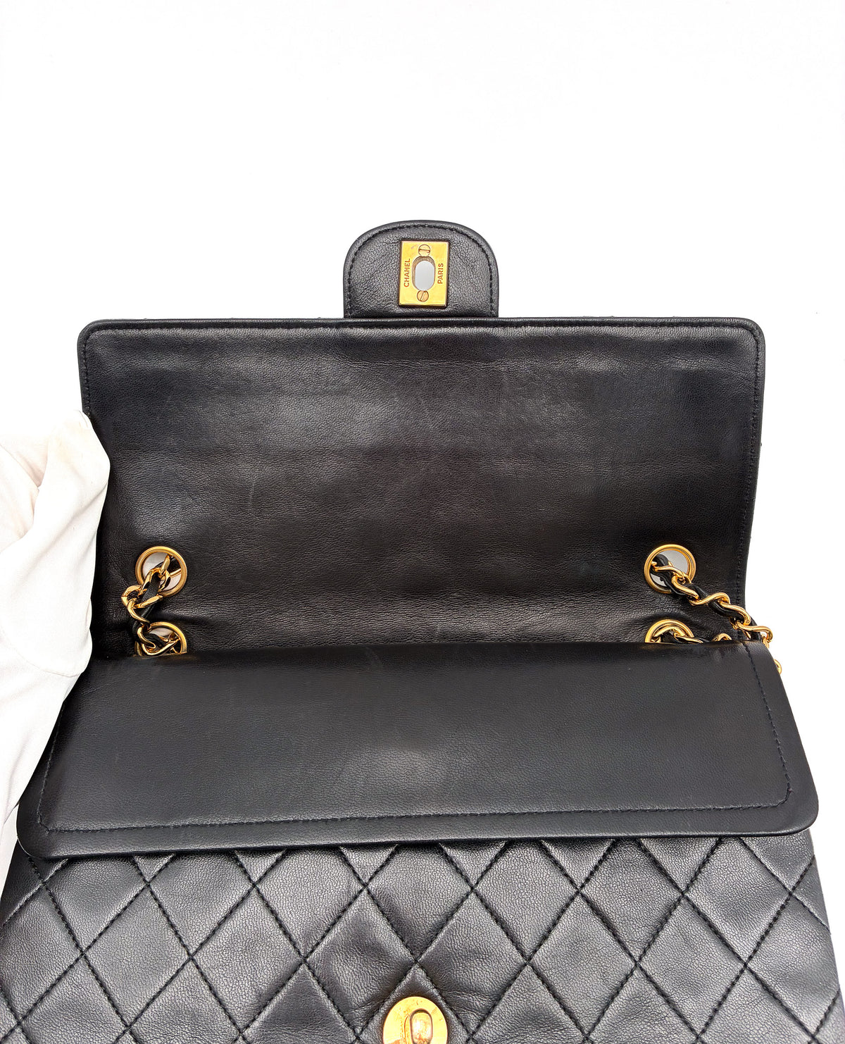 Chanel Vintage Classic Double Flap Medium lambskin