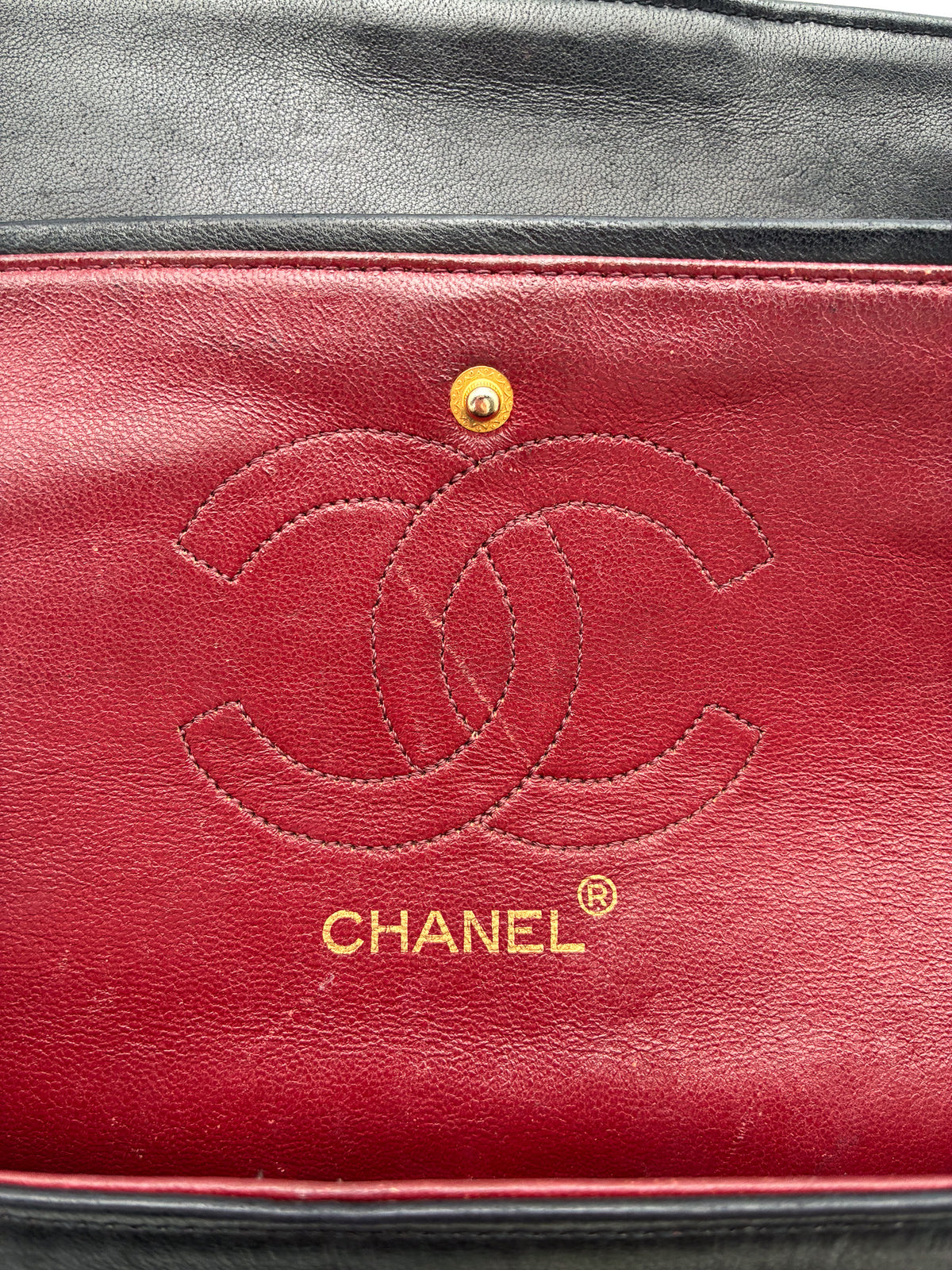 Chanel Vintage Classic Double Flap Medium lambskin
