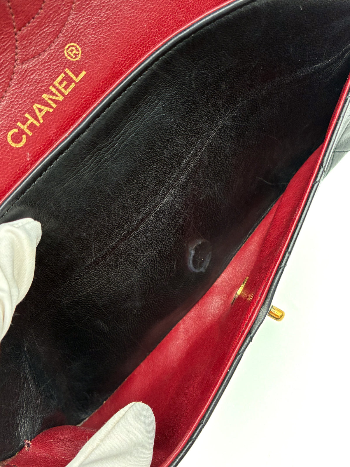 Chanel Vintage Classic Double Flap Medium lambskin