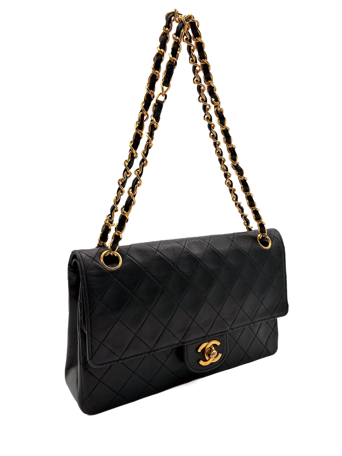 Chanel Vintage Classic Double Flap Medium lambskin